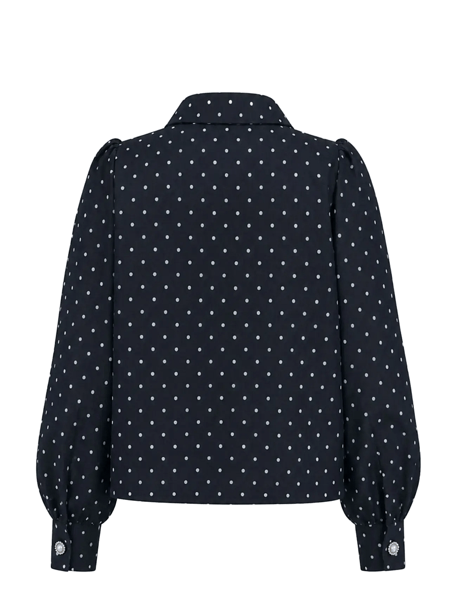 crās - Spiritcras Shirt - jeanshemden - medium blue dot - 2
