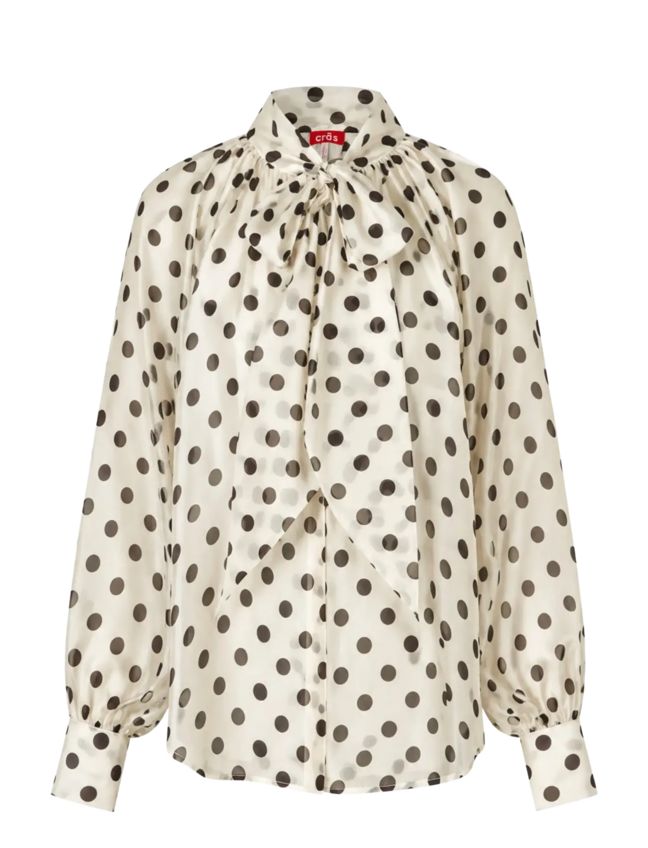 crās Ethelcras Shirt - Summer in the city - BLACK DOT / cream