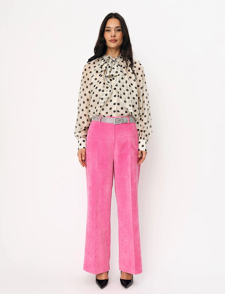 crās - Ethelcras Shirt - long-sleeved shirts - black dot - 0