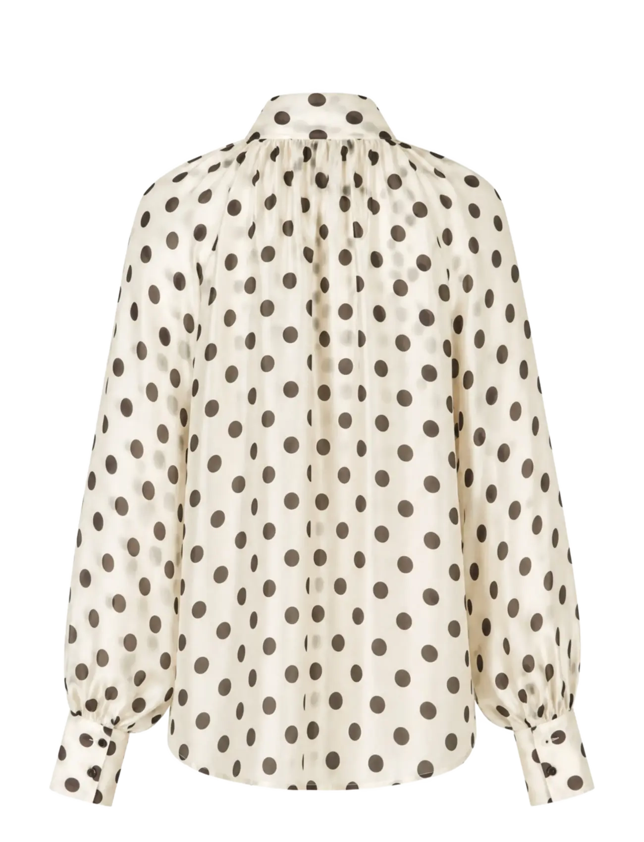 crās - Ethelcras Shirt - long-sleeved shirts - black dot - 2