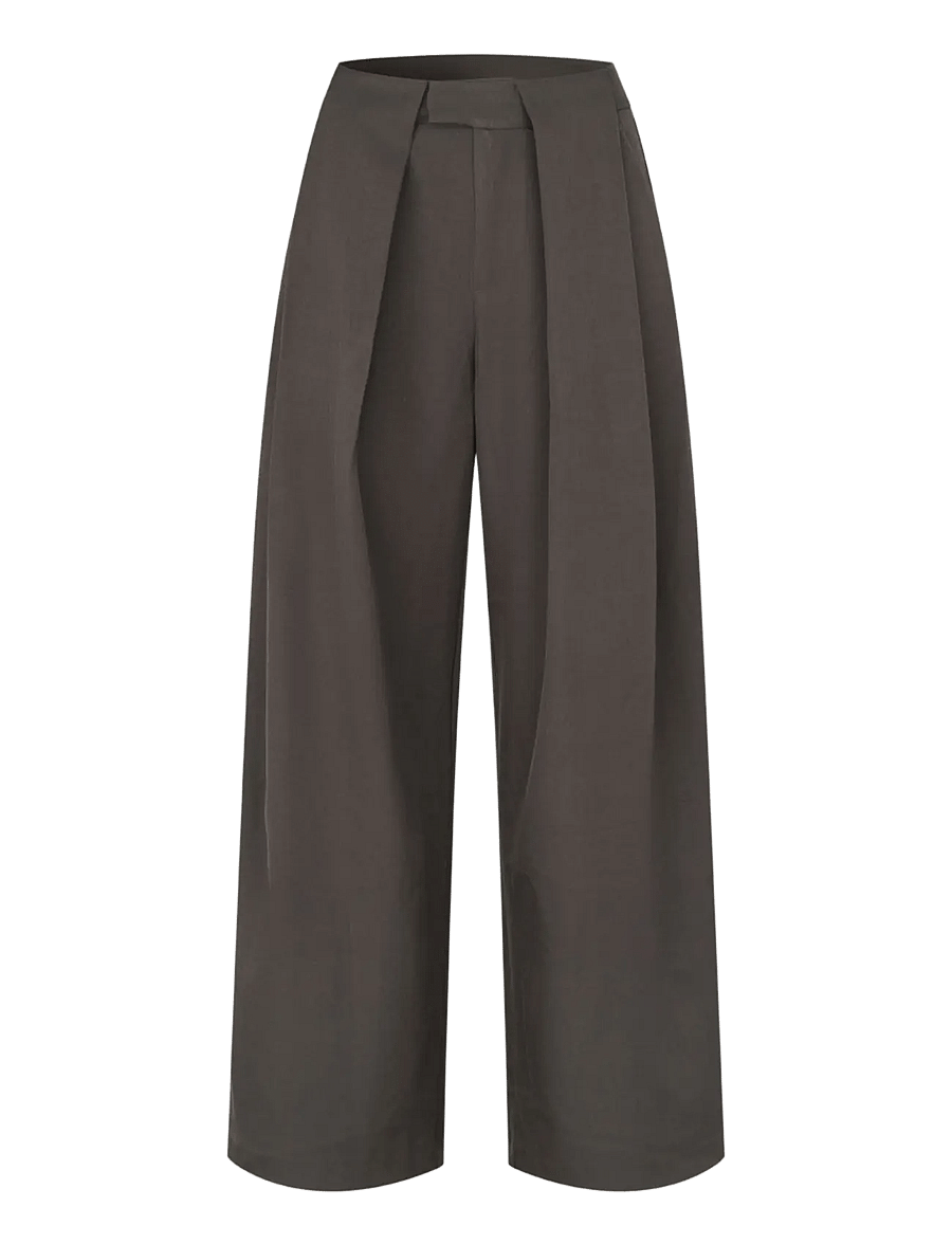 crās - Felicitacras Pants - laia säärega püksid - java brown - 1