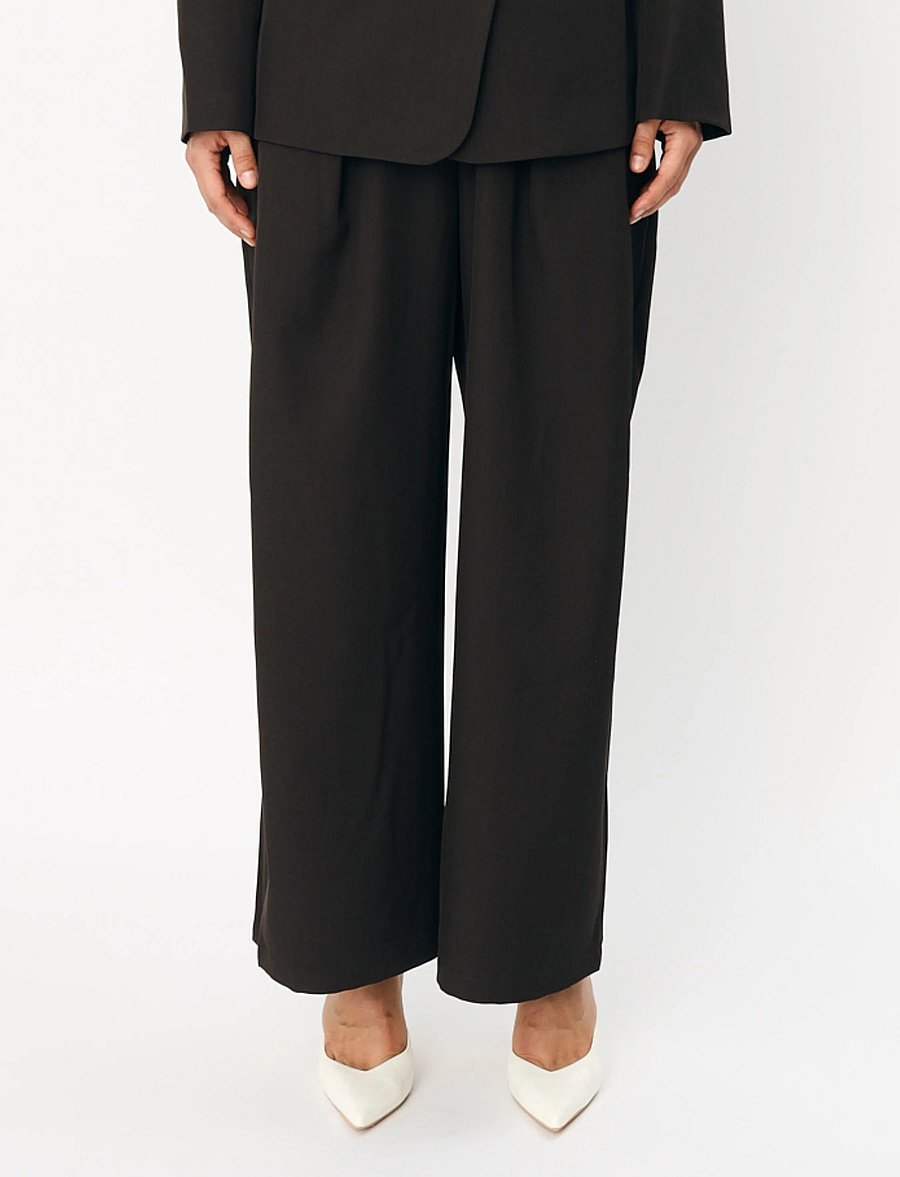 crās - Felicitacras Pants - laia säärega püksid - java brown - 0