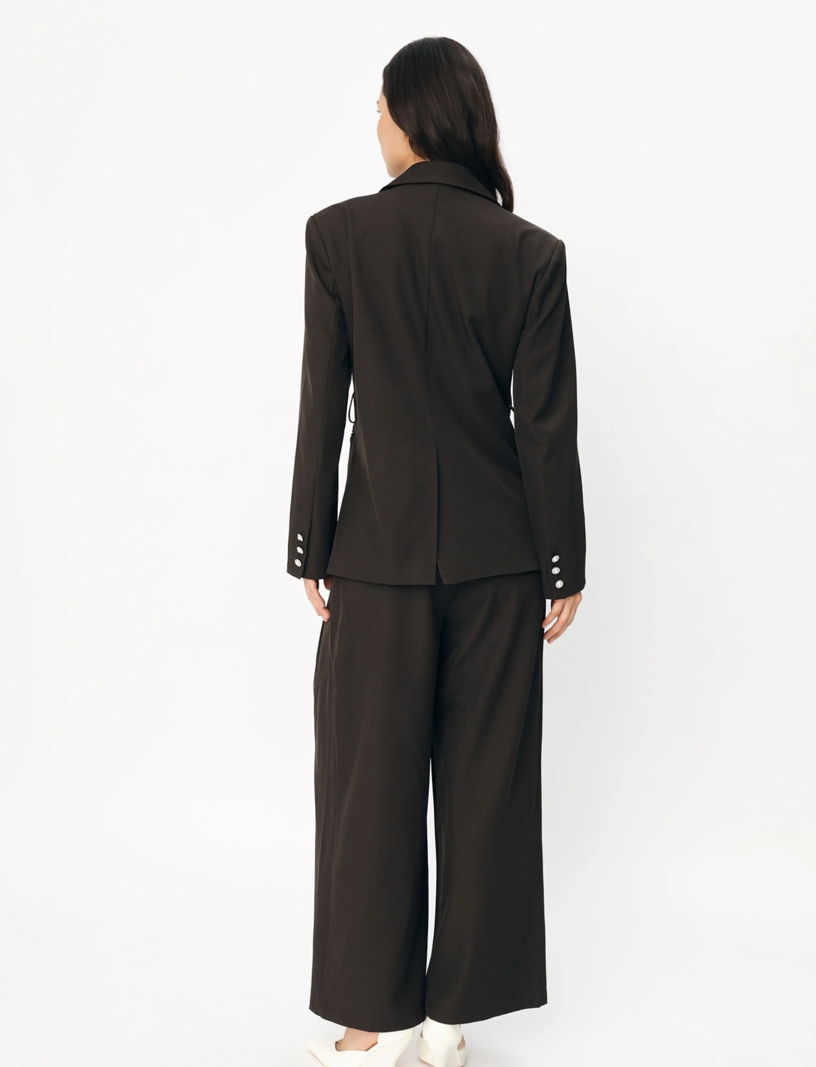 crās - Felicitacras Pants - laia säärega püksid - java brown - 4