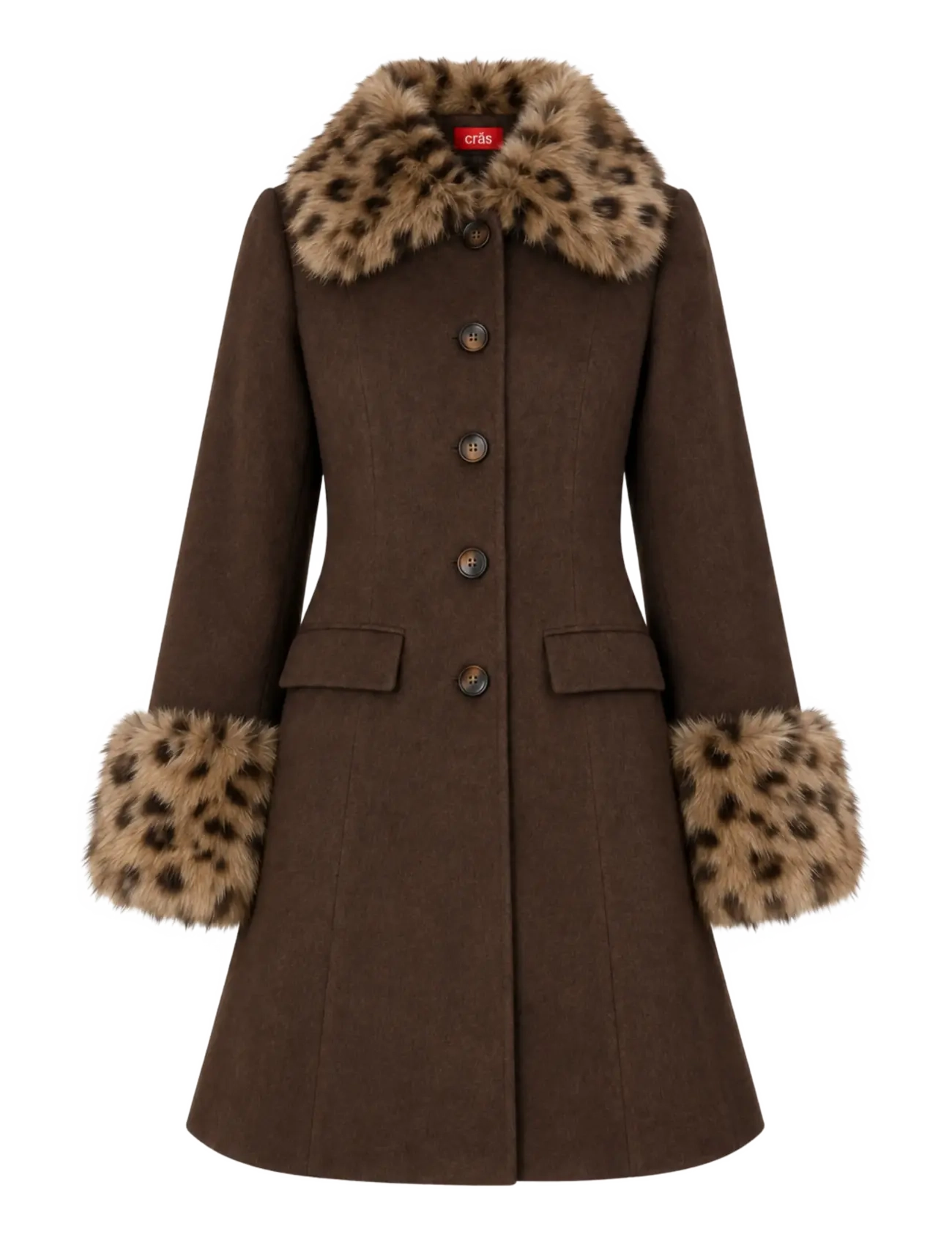 crās - Kajacras Coat - winterjacken - java brown - 1