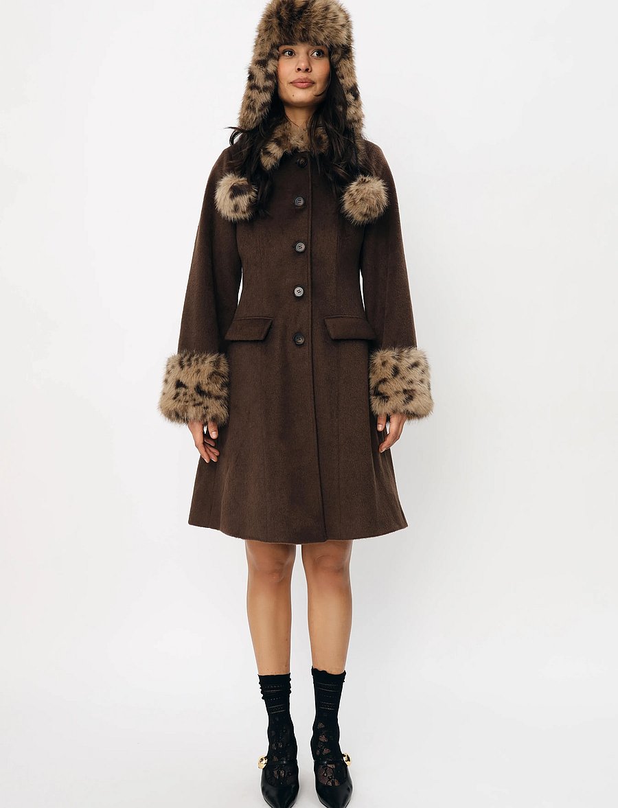 crās - Kajacras Coat - winterjacken - java brown - 0