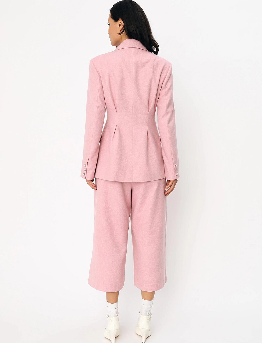 crās - Leonoracras Blazer - single breasted blazers - pink melange - 4