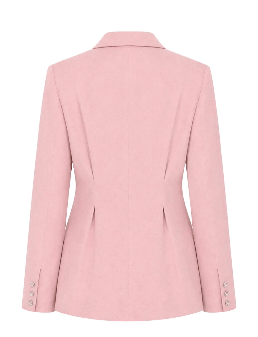 crās - Leonoracras Blazer - single breasted blazers - pink melange - 2