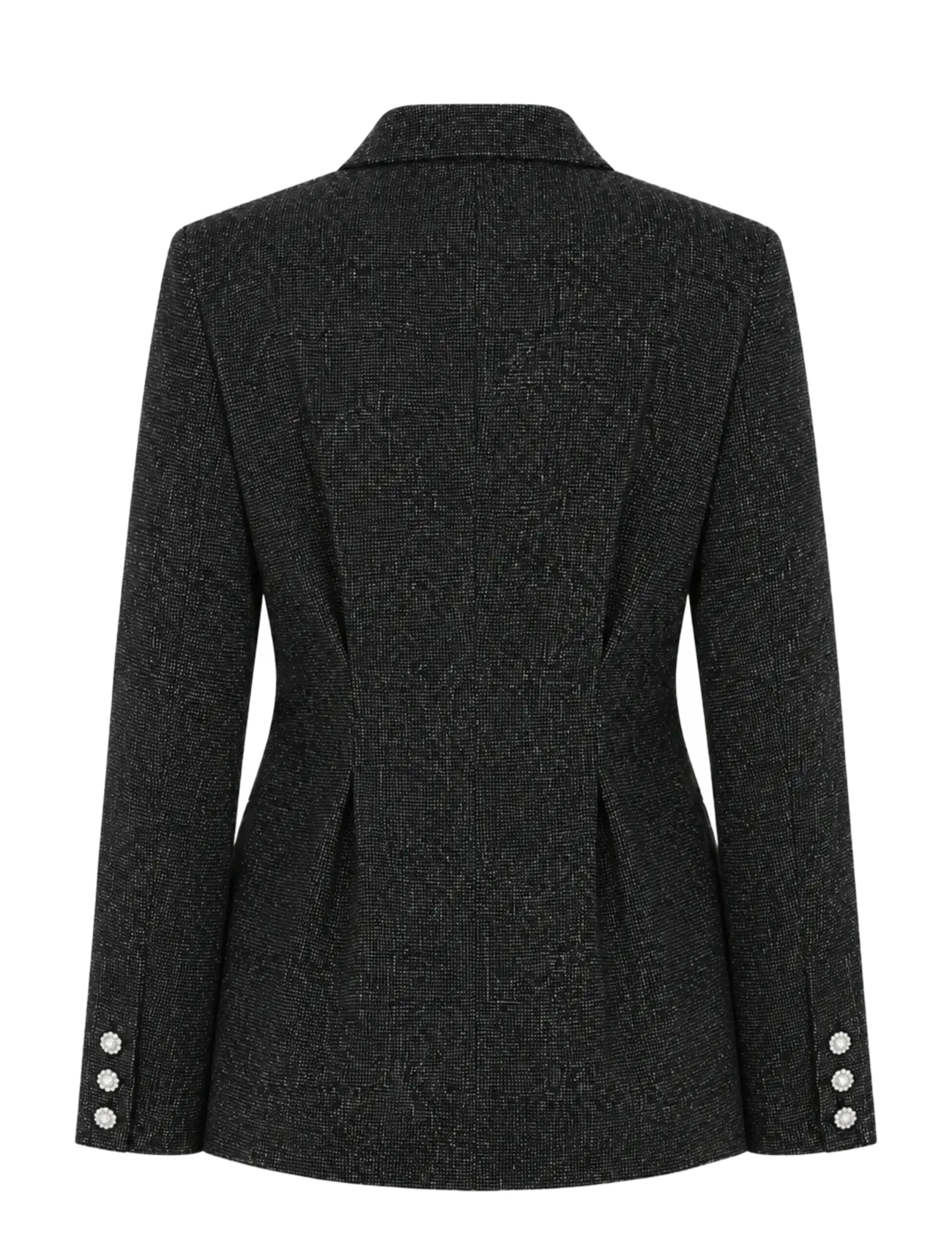 crās - Leonoracras Blazer - Üherealised pintsakud - salt and pepper - 2