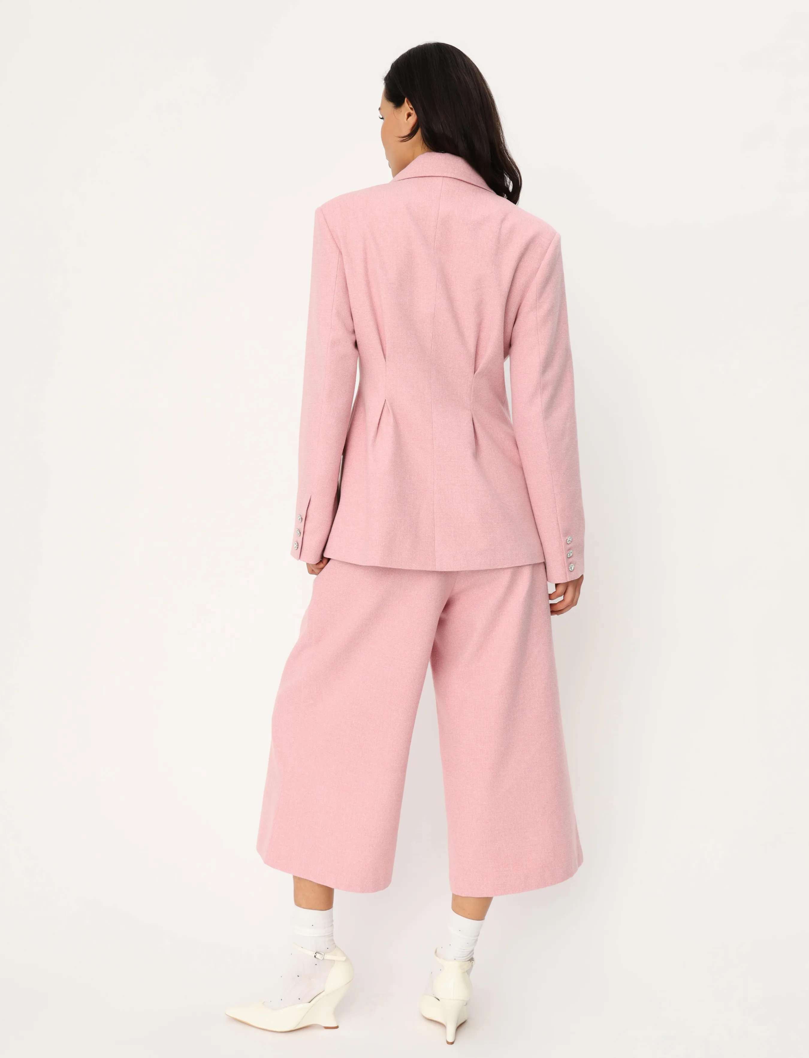 crās - Leonoracras Pants - culottes - pink melange - 4