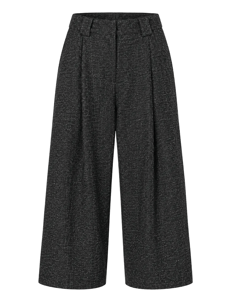 crās - Leonoracras Pants - culottes - salt and pepper - 1