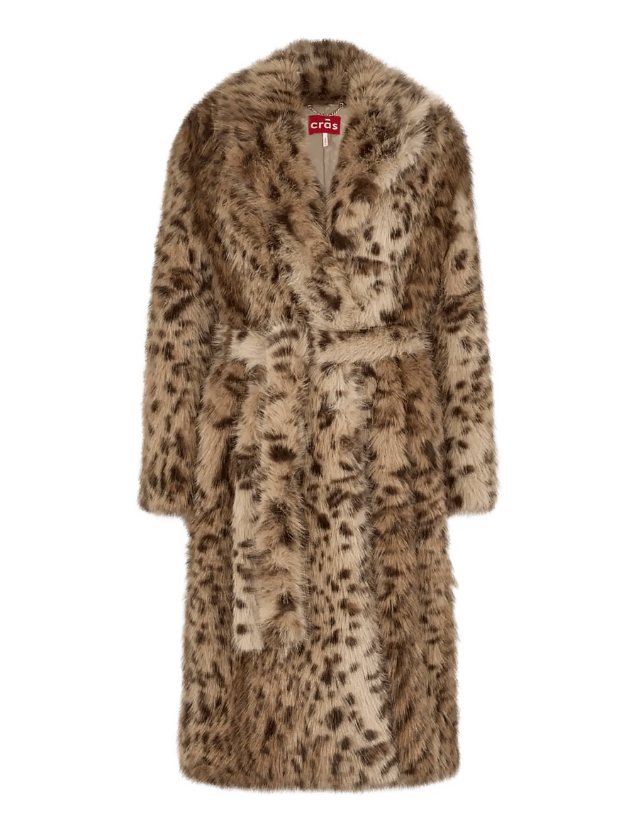 crās - Livcras Coat - kunstpelz - dark leopard - 1