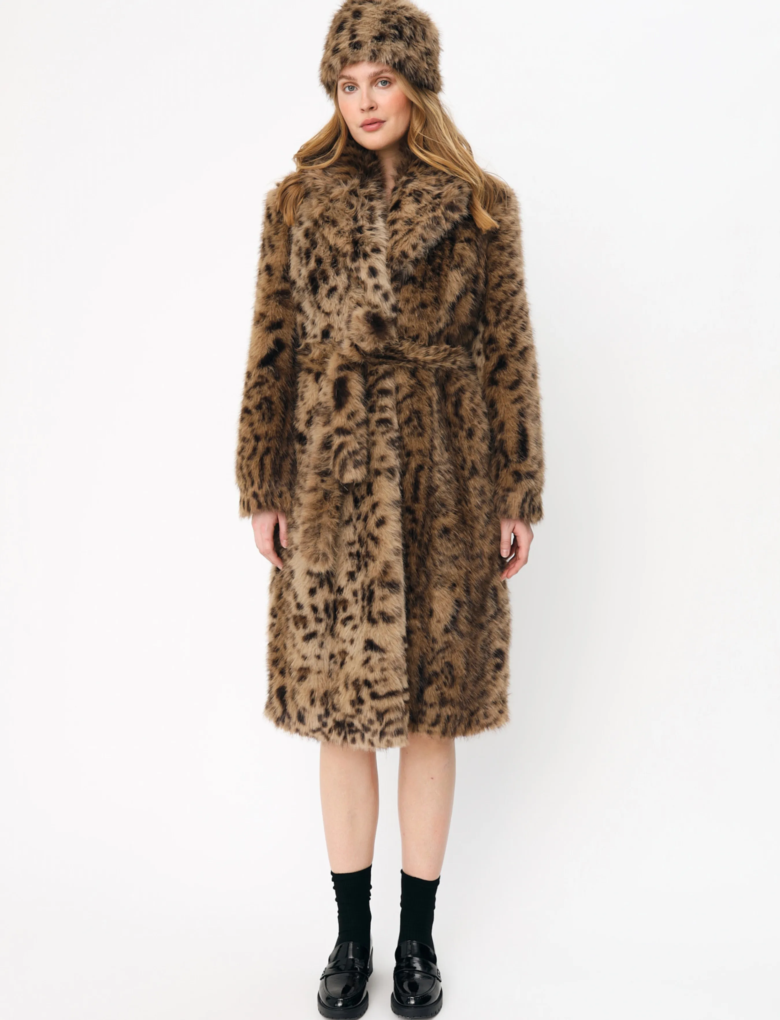 crās Livcras Coat - Jacken & Mäntel - DARK LEOPARD / brown