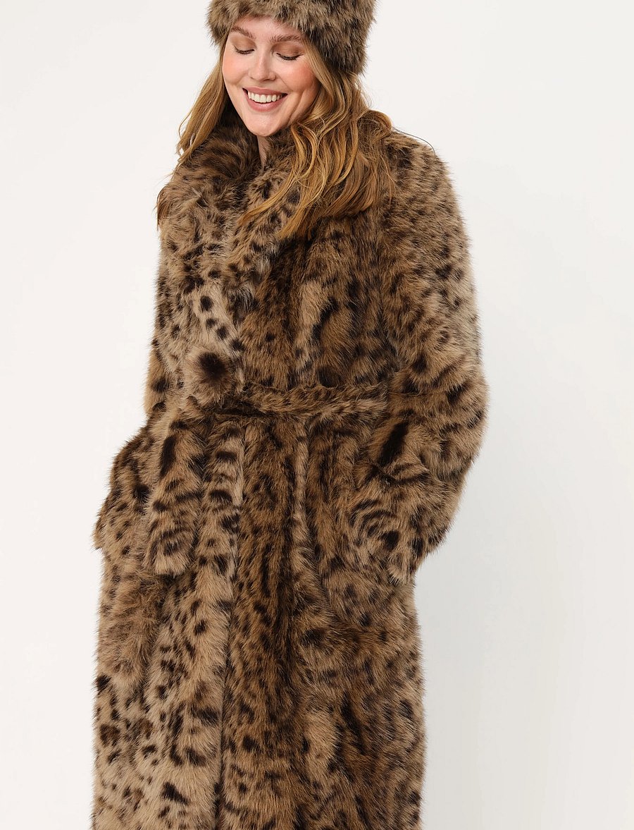 crās - Livcras Coat - kunstpelz - dark leopard - 5