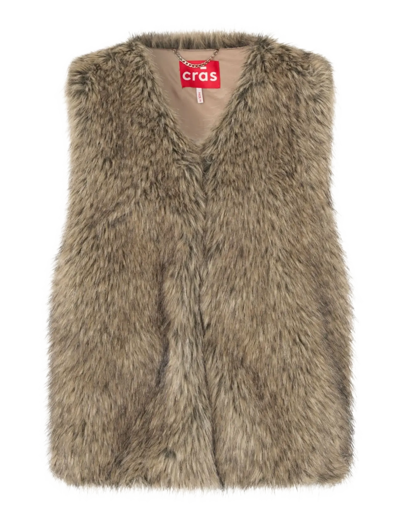 crās - Madiecras Vest - fleece- und teddy-westen - brown melange - 1
