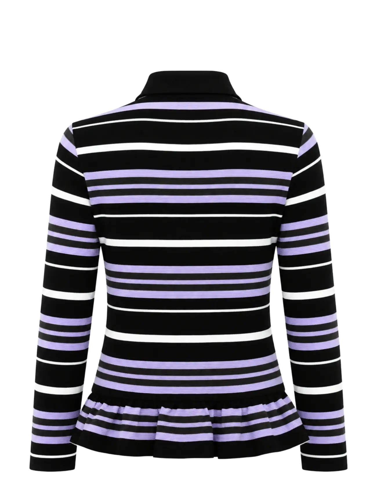 crās - Penelopecras Polo - polo shirts - black lavender stripe - 2