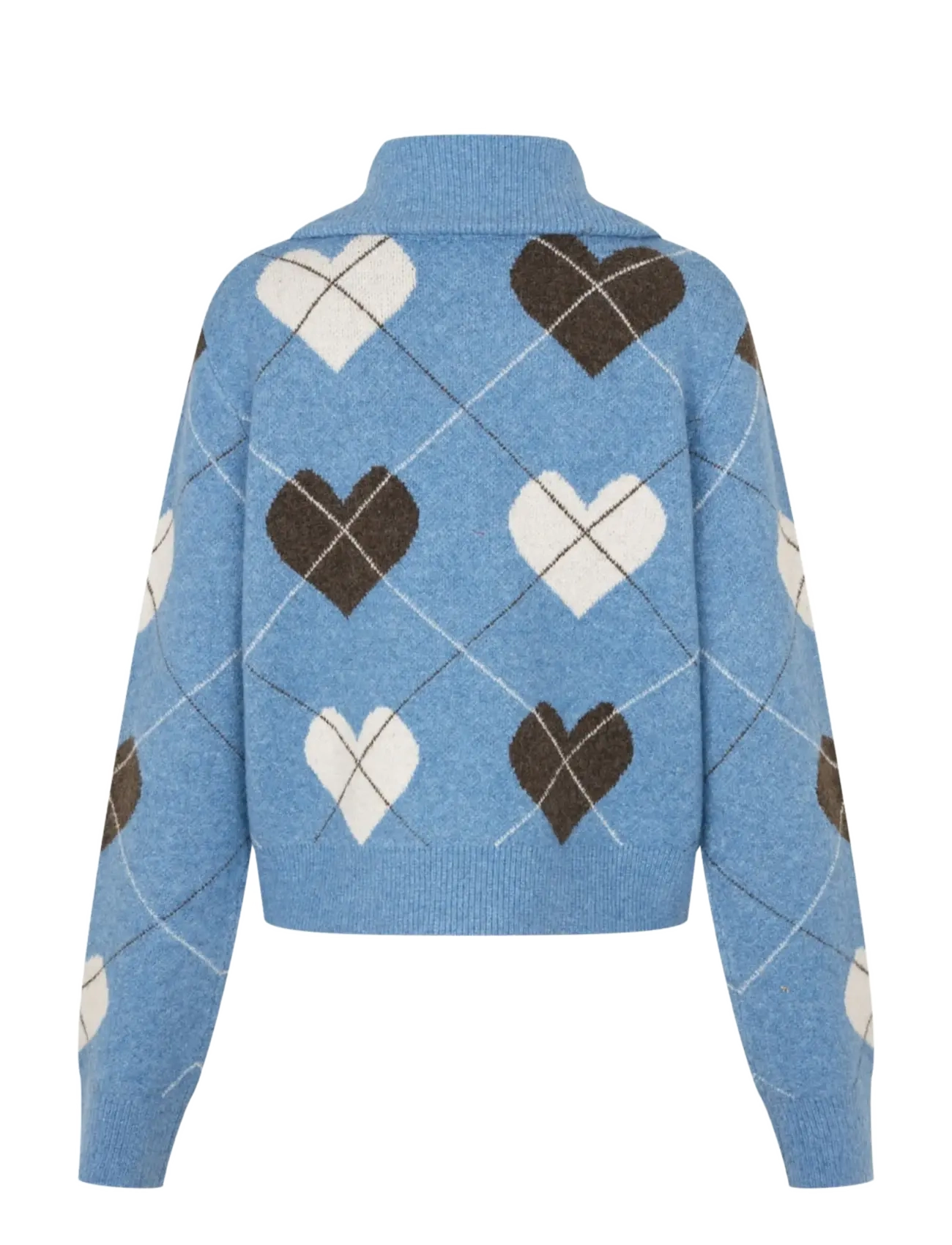 crās - Siricras Cardigan - blue hearts - 2