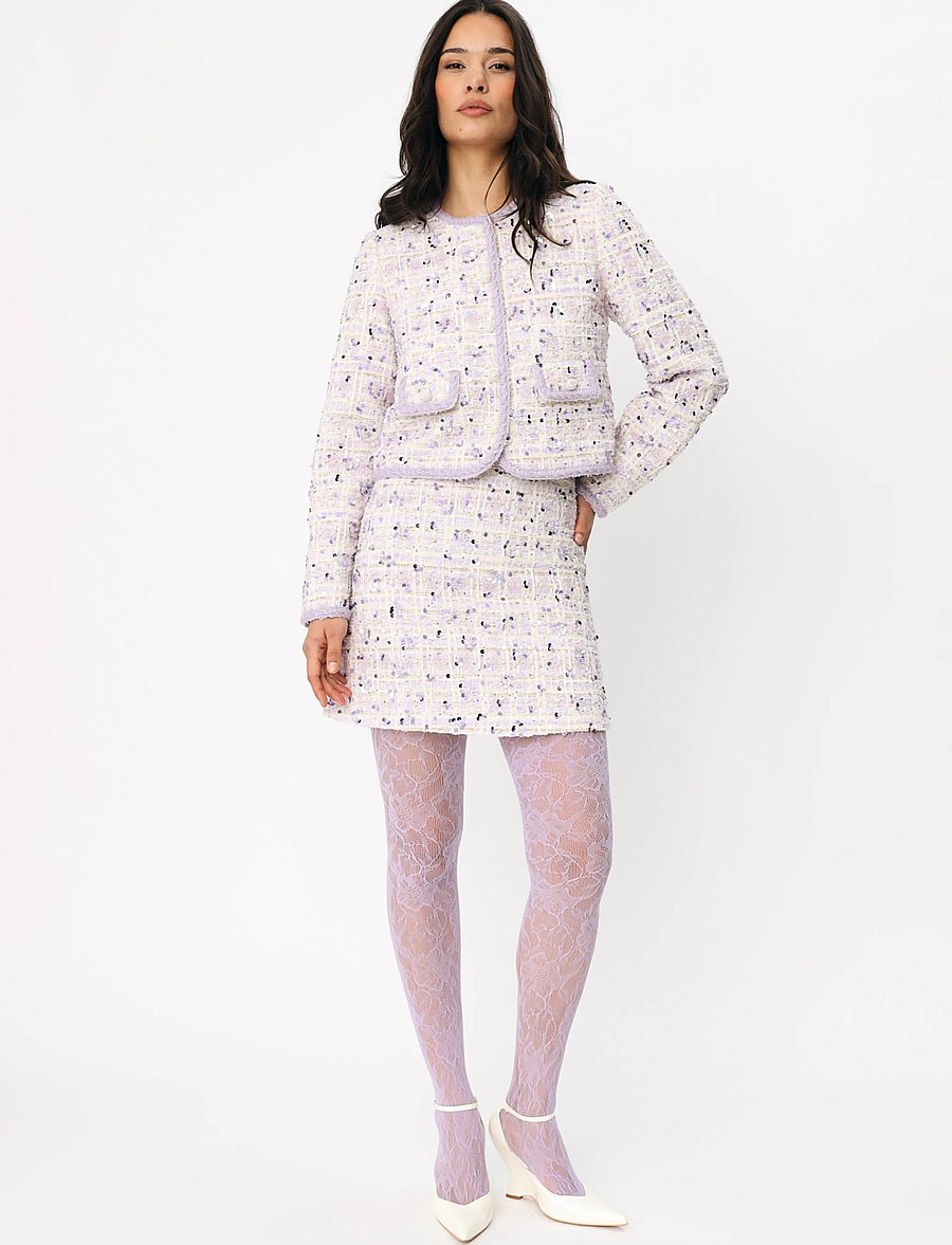 crās - Theresacras Skirt - sequin skirts - lavender blend - 3