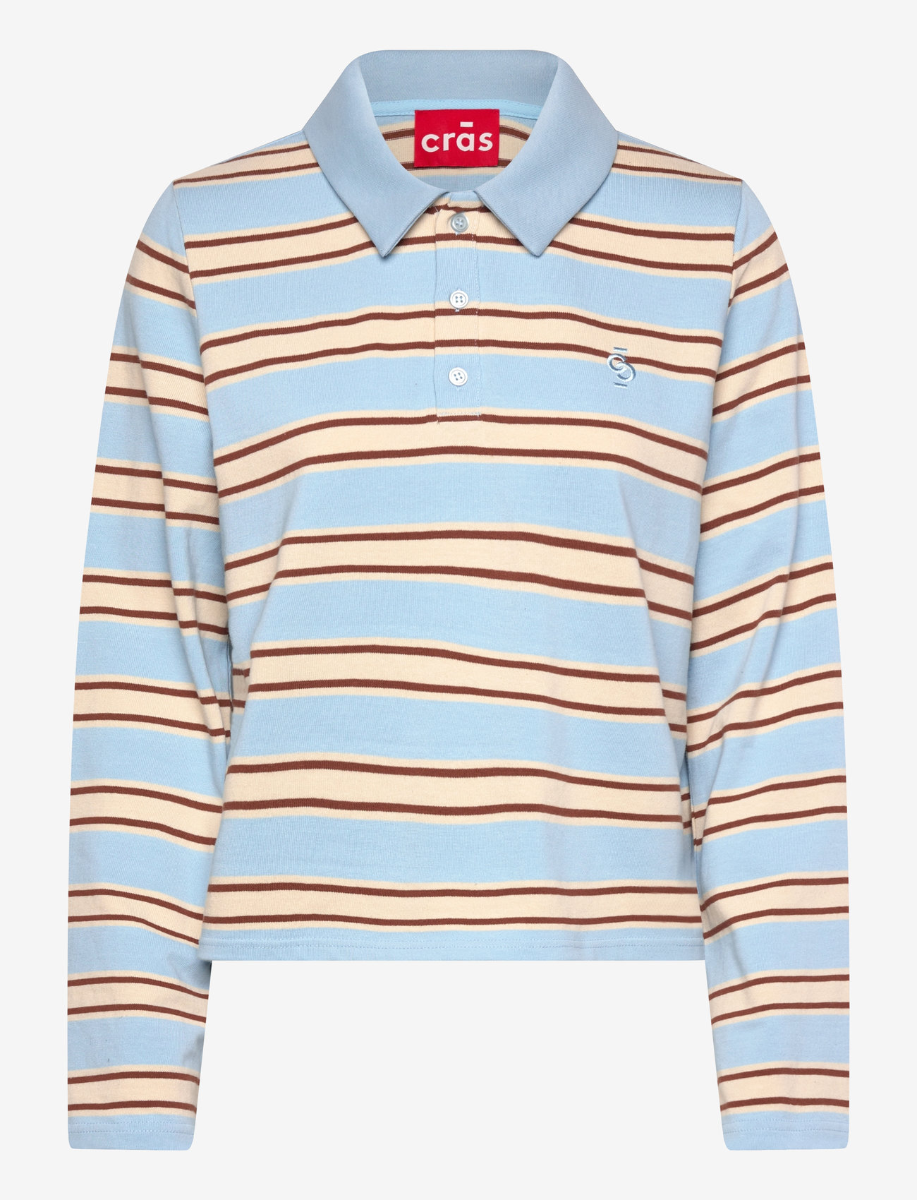crās - Allycras blouse - 8119 blue milkshake stripe - 0