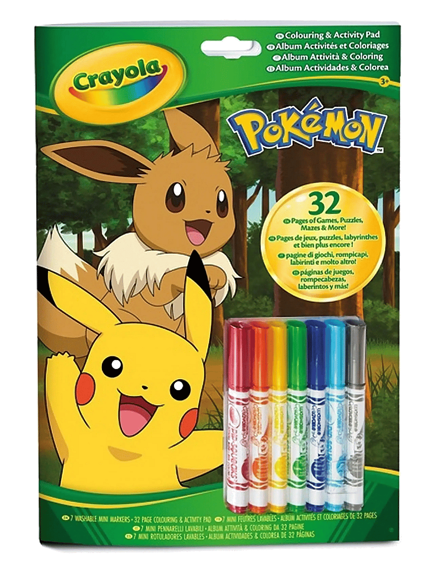 Crayola - Crayola Coloring & Activity Book Pokemon - multi - 0