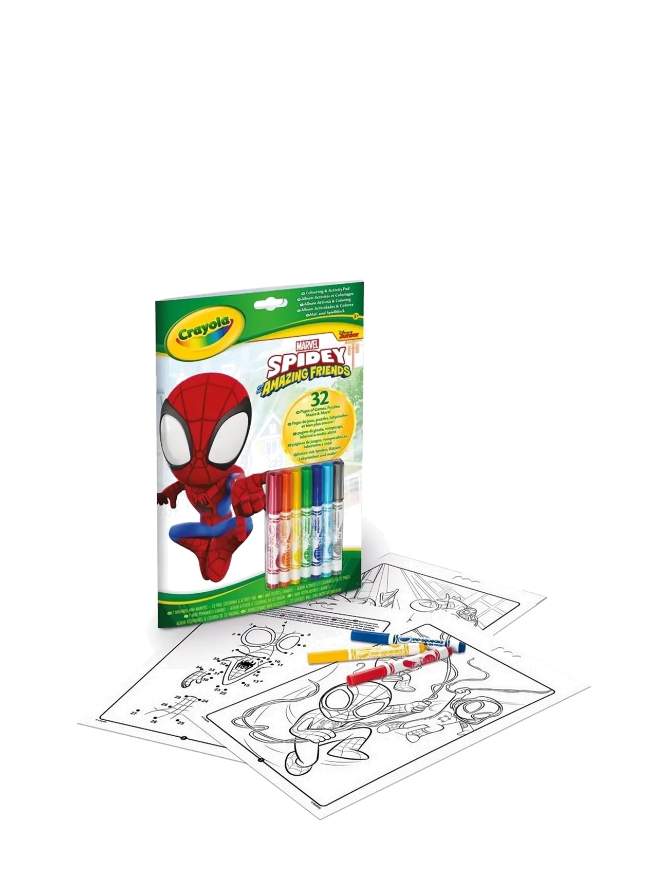 Crayola Coloring & Activity Album Spidey, One Size, Drawing, Mehrfarbig/gemustert - Craft Books, Kinder
