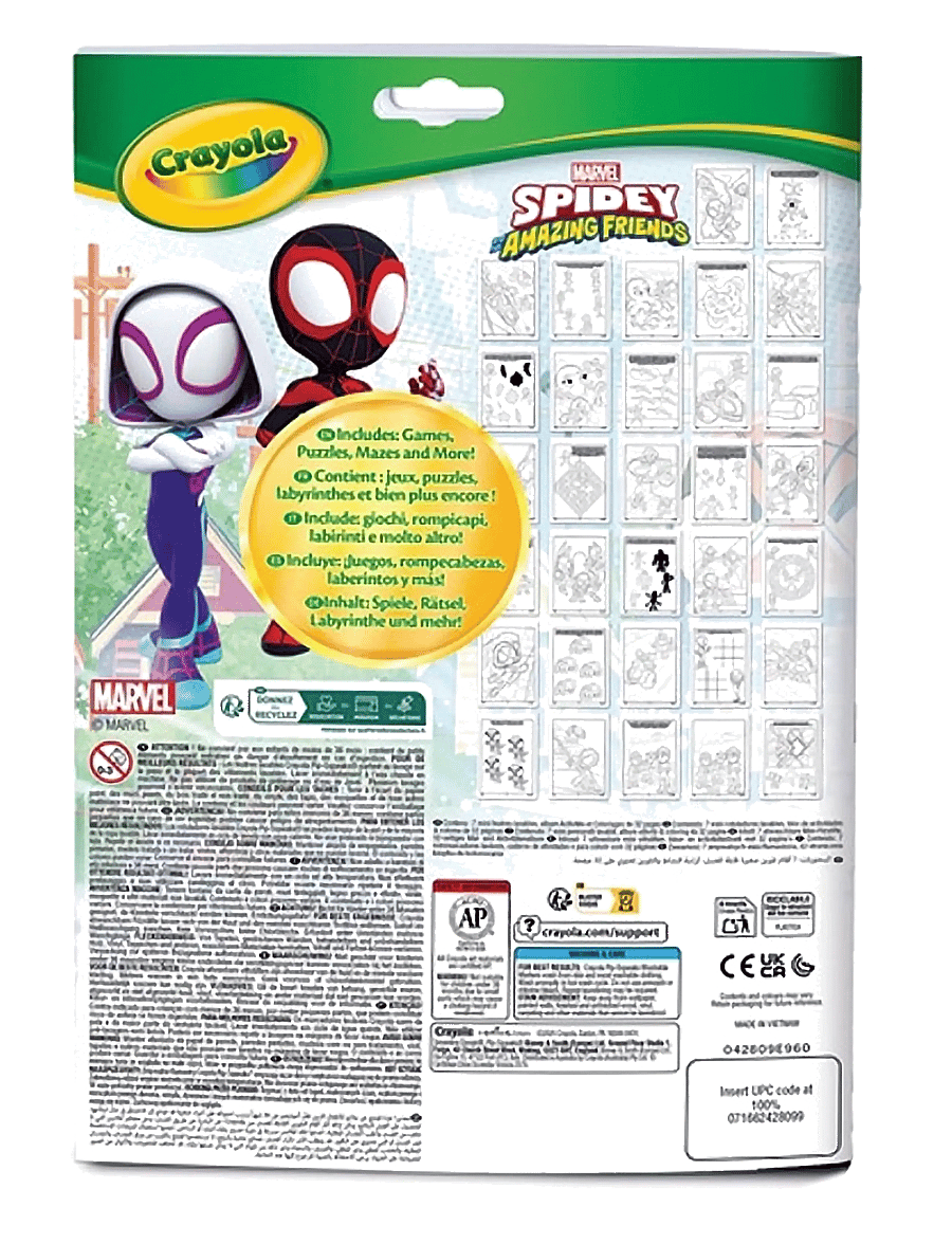 Crayola - Crayola Coloring & Activity Album Spidey - multi - 1