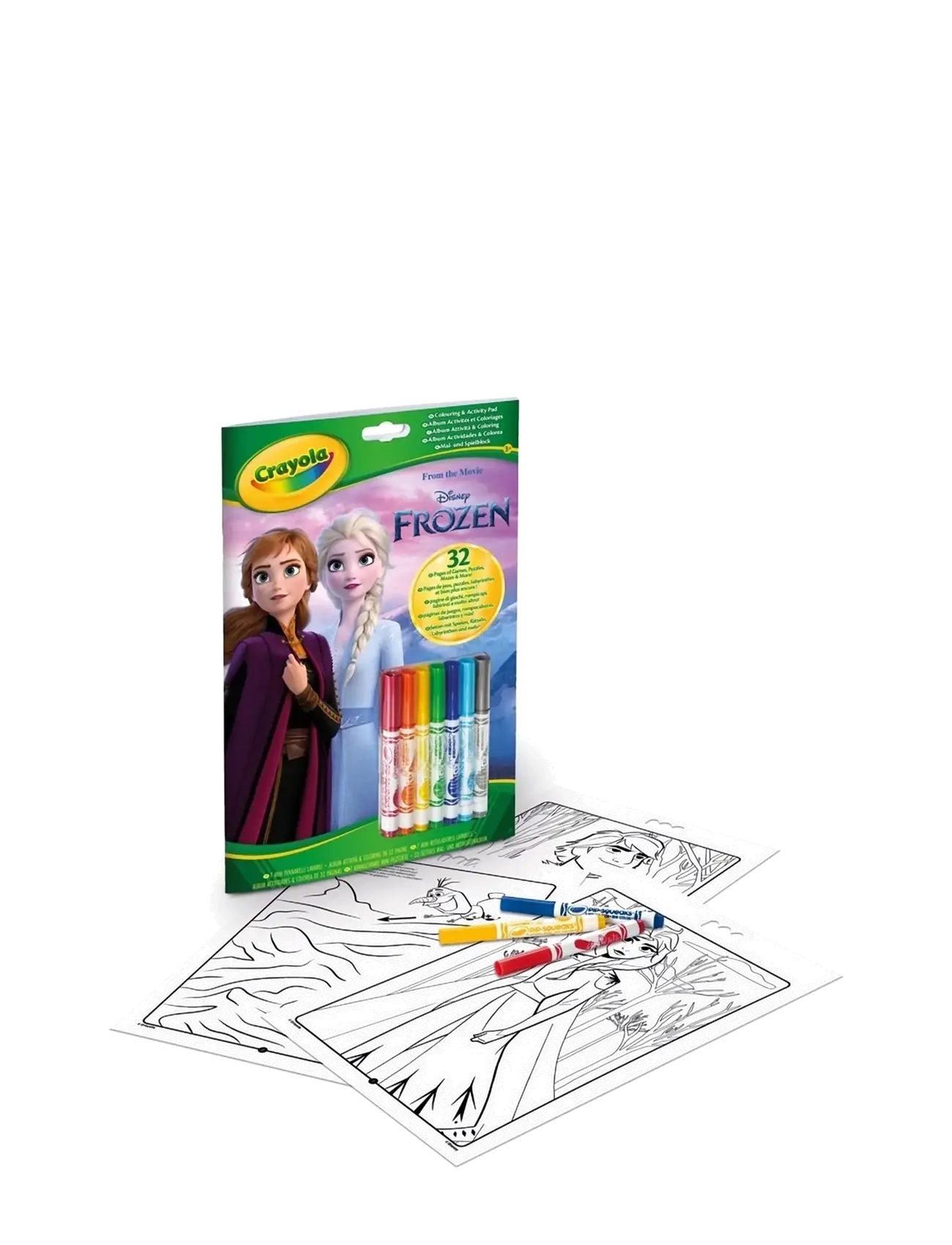 Crayola Coloring & Activity Book Disney Frozen, One Size, Drawing, Mehrfarbig/gemustert - Craft Books, Kinder