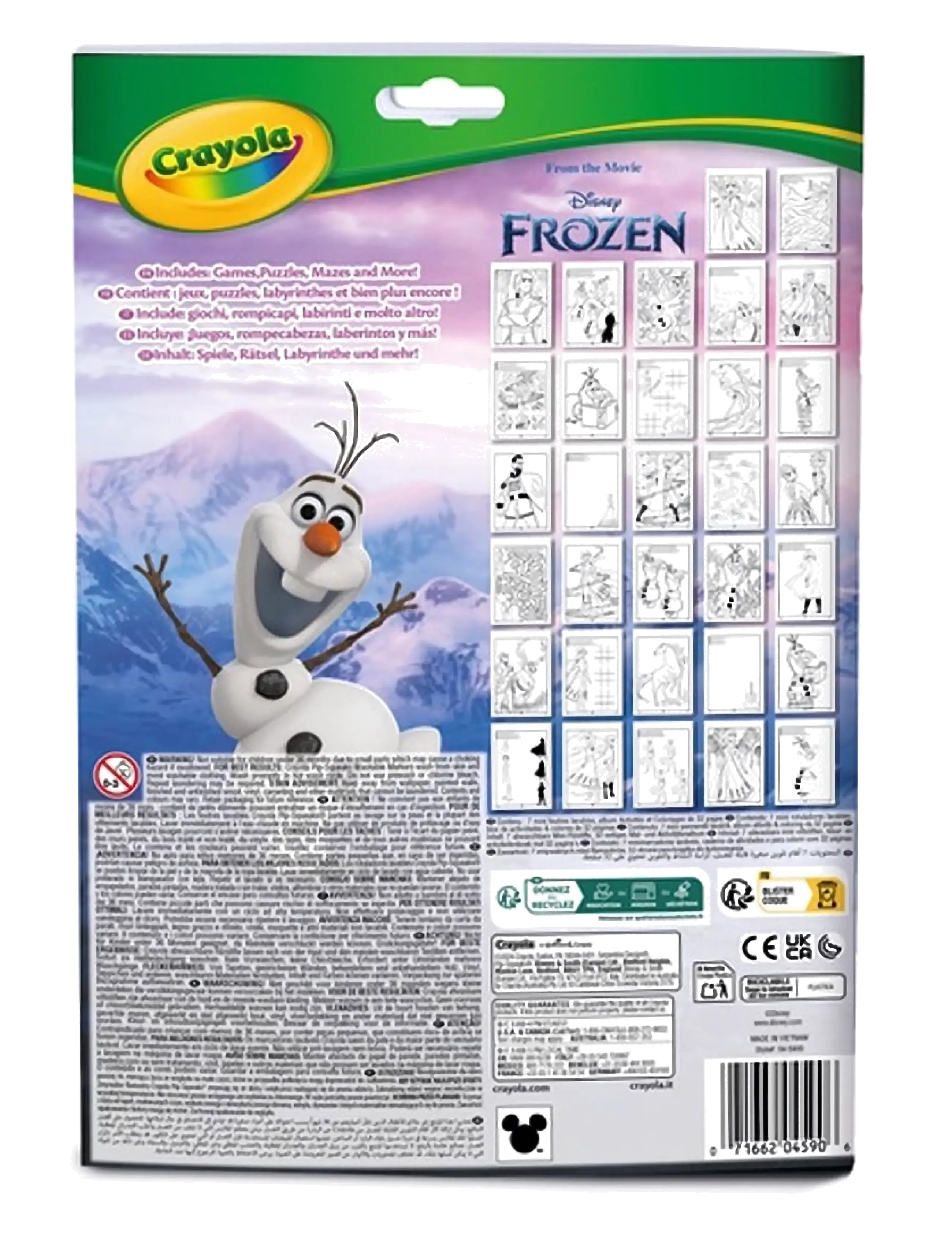Crayola - Crayola Coloring & Activity Book Disney Frozen - multi - 1