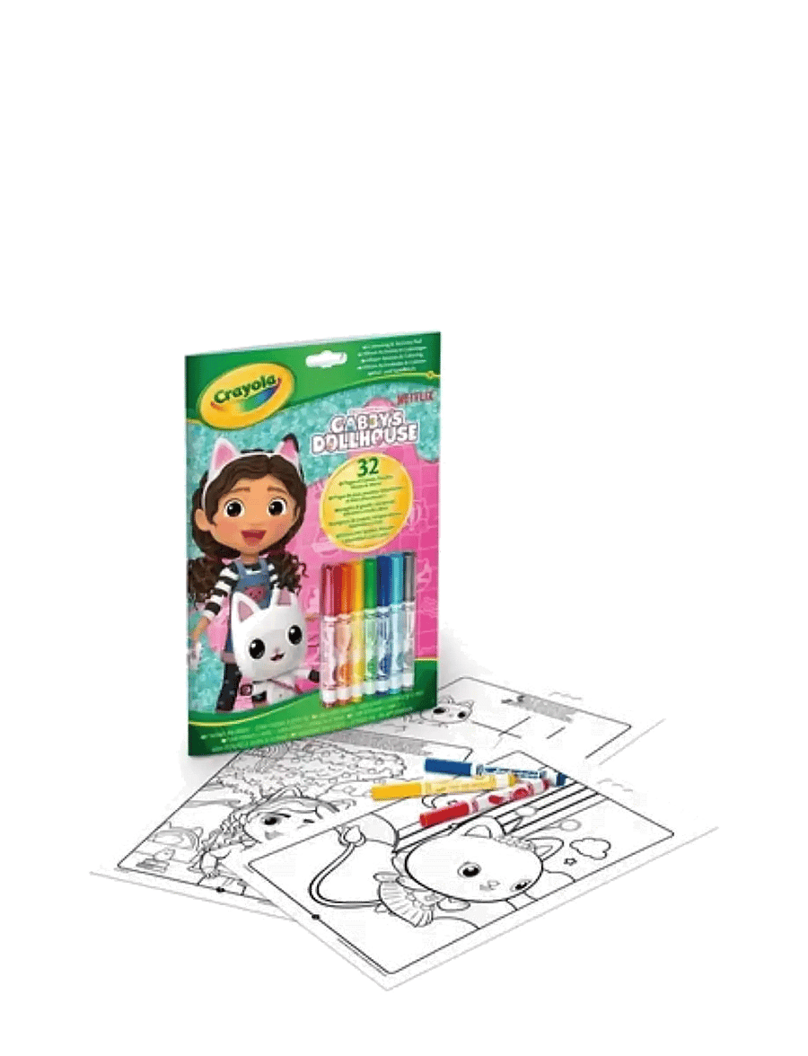 Crayola - Crayola Coloring & Activity Gabby'S Dollhouse - mal- & bastelbücher - multi - 0