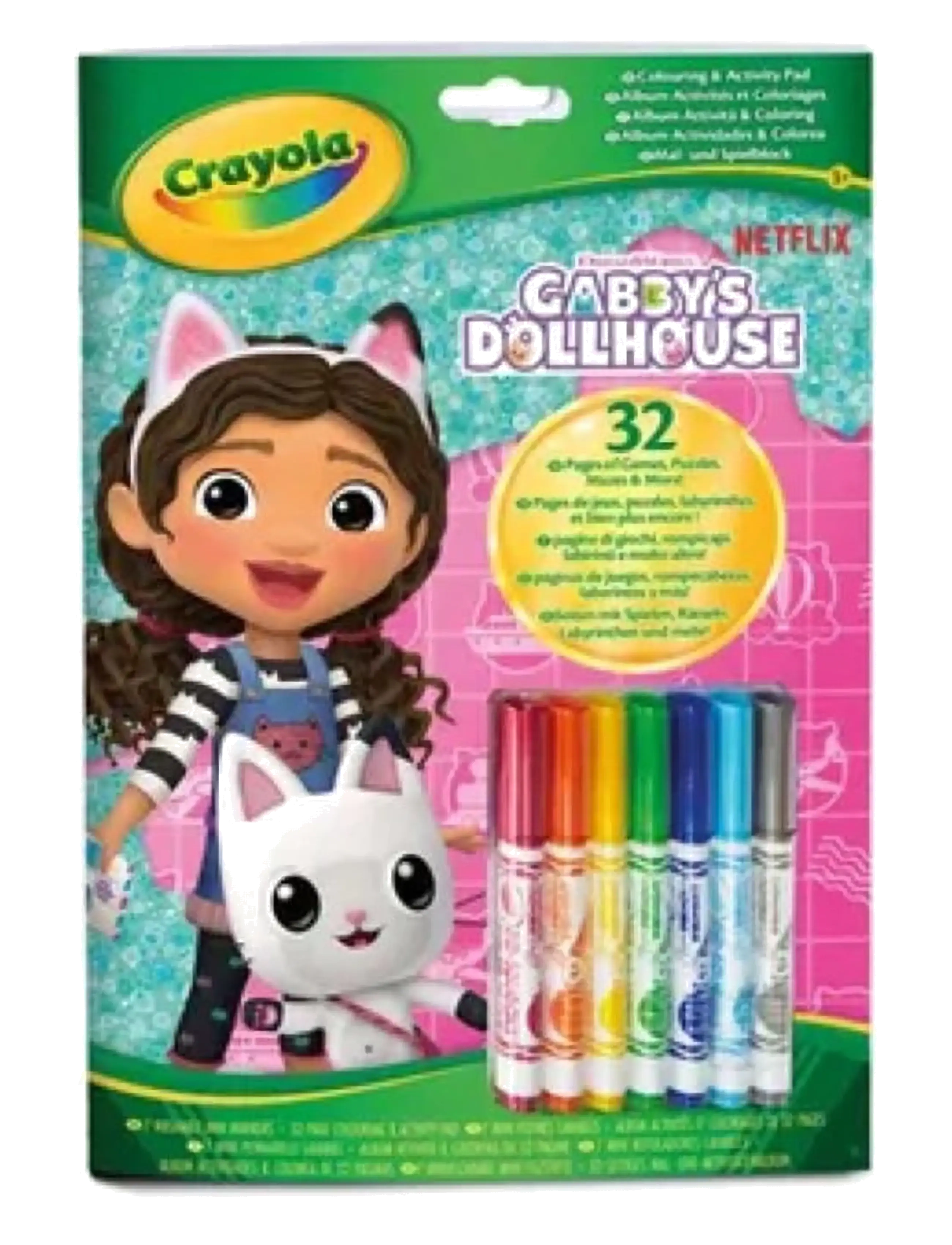 Crayola - Crayola Coloring & Activity Gabby'S Dollhouse - mal- & bastelbücher - multi - 1