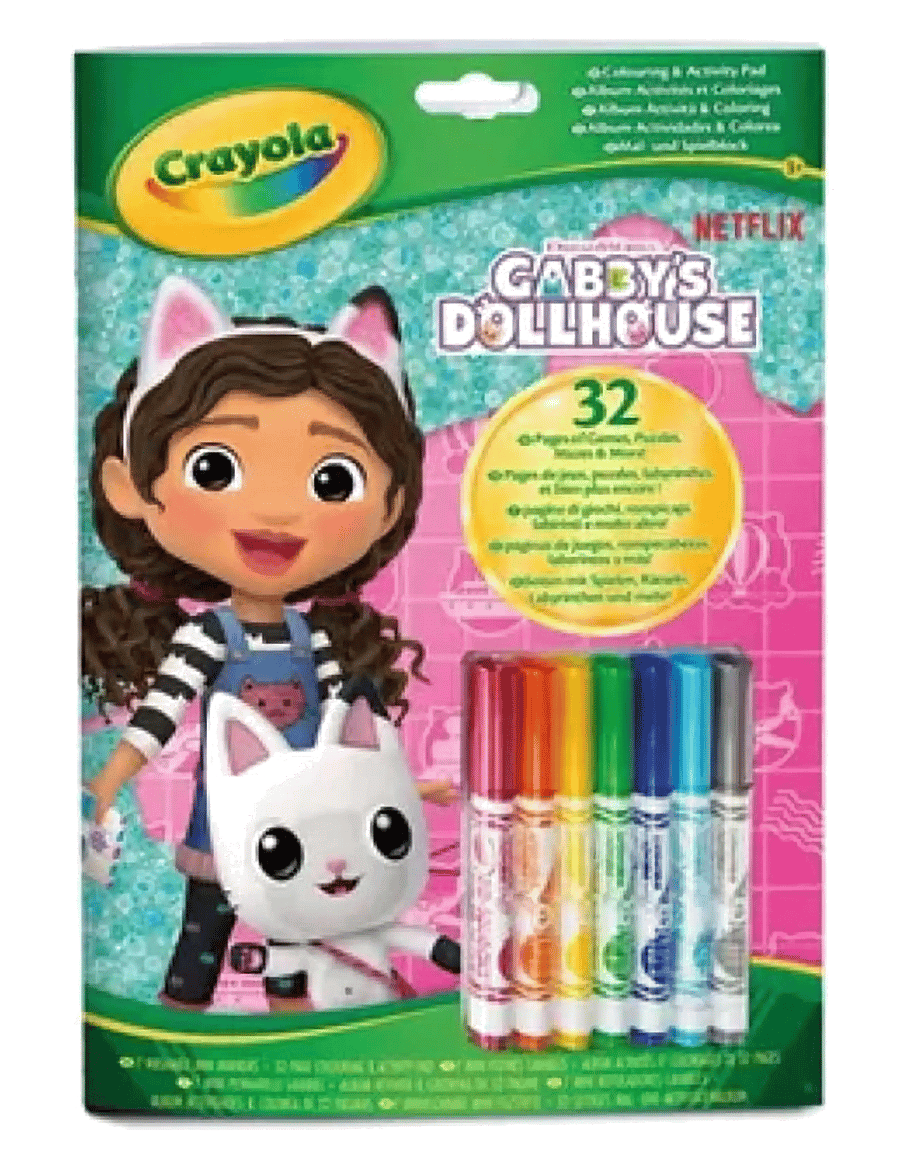 Crayola - Crayola Coloring & Activity Gabby'S Dollhouse - mal- & bastelbücher - multi - 1