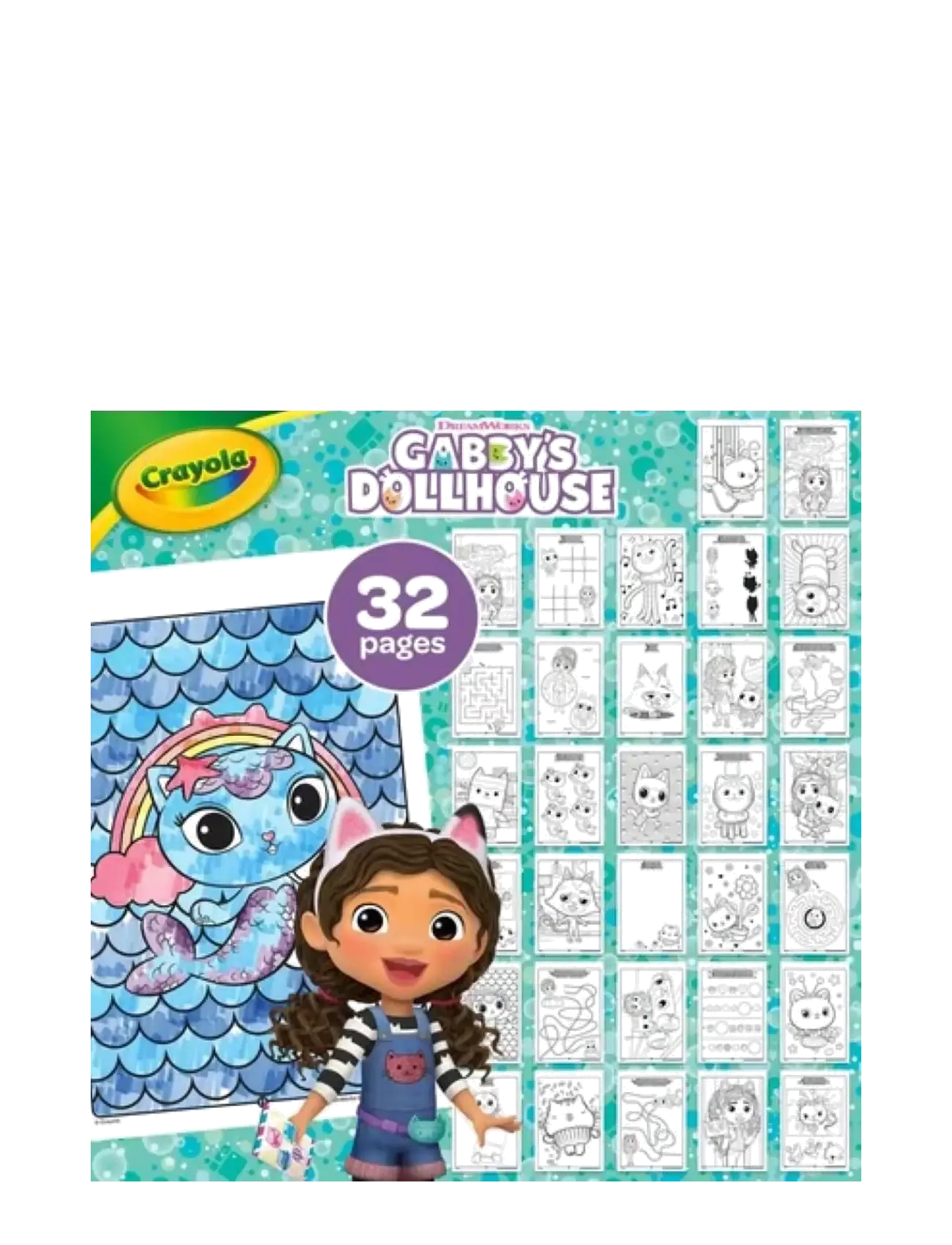 Crayola - Crayola Coloring & Activity Gabby'S Dollhouse - mal- & bastelbücher - multi - 2