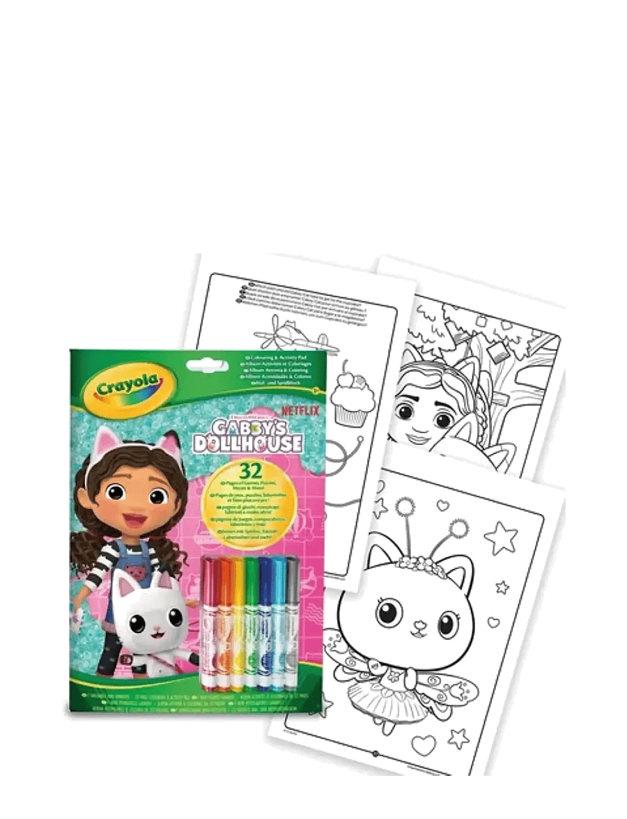 Crayola - Crayola Coloring & Activity Gabby'S Dollhouse - mal- & bastelbücher - multi - 3