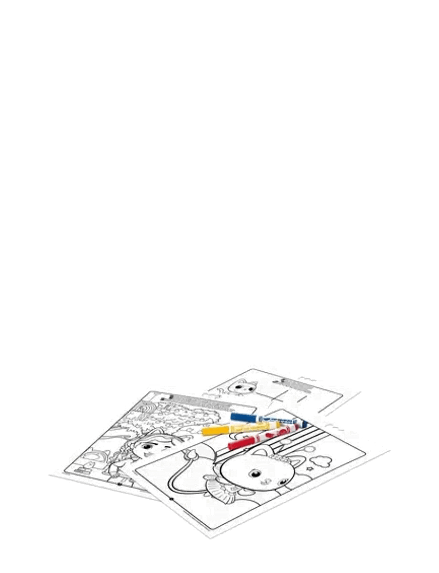 Crayola - Crayola Coloring & Activity Gabby'S Dollhouse - mal- & bastelbücher - multi - 4