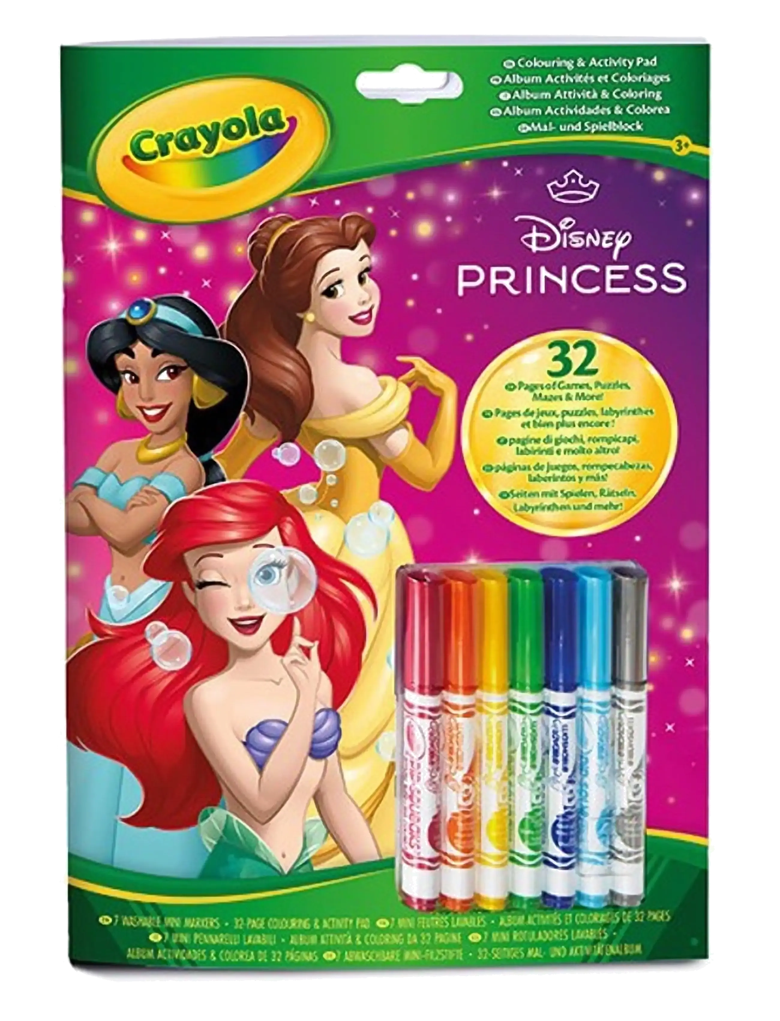 Crayola Coloring & Activity Book Disney Princess, One Size, Drawing, Mehrfarbig/gemustert - Craft Books, Kinder