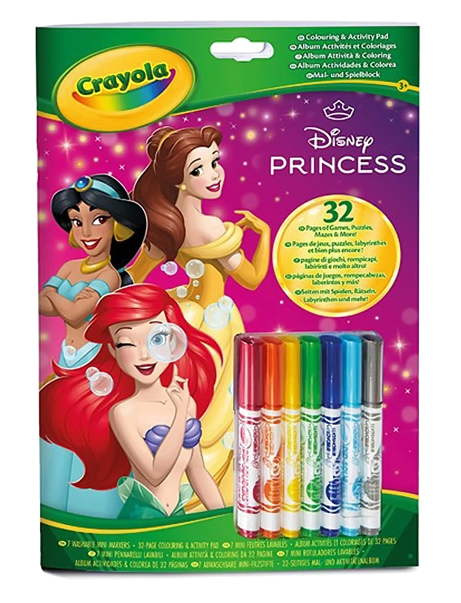Crayola - Crayola Coloring & Activity Book Disney Princess - multi - 0