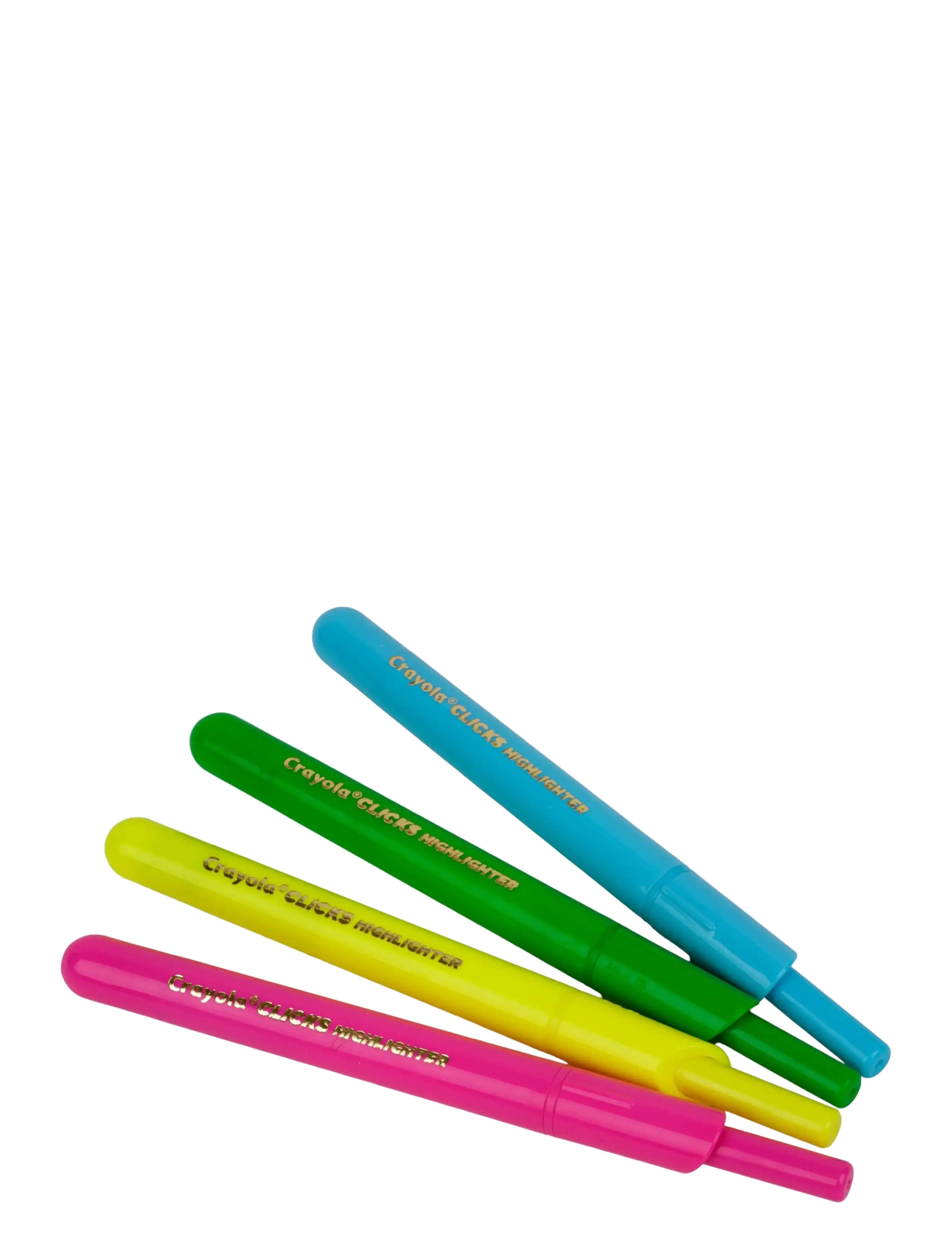 Crayola - Crayola Clicks Retractable Highlighters 4 Pcs - multi - 2