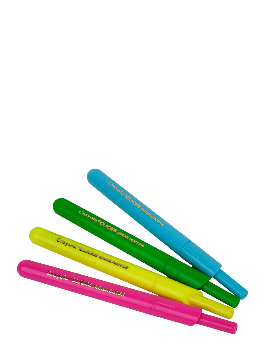Crayola - Crayola Clicks Retractable Highlighters 4 Pcs - multi - 2
