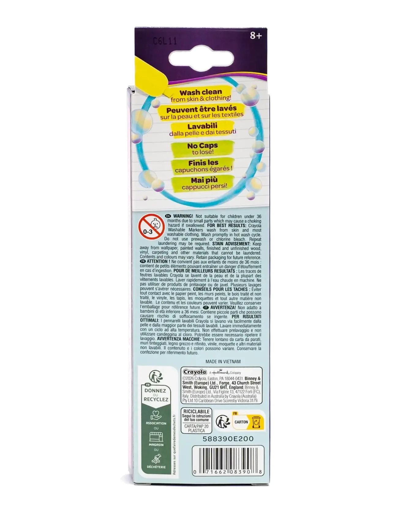 Crayola - Crayola Clicks Retractable Highlighters 4 Pcs - multi - 3