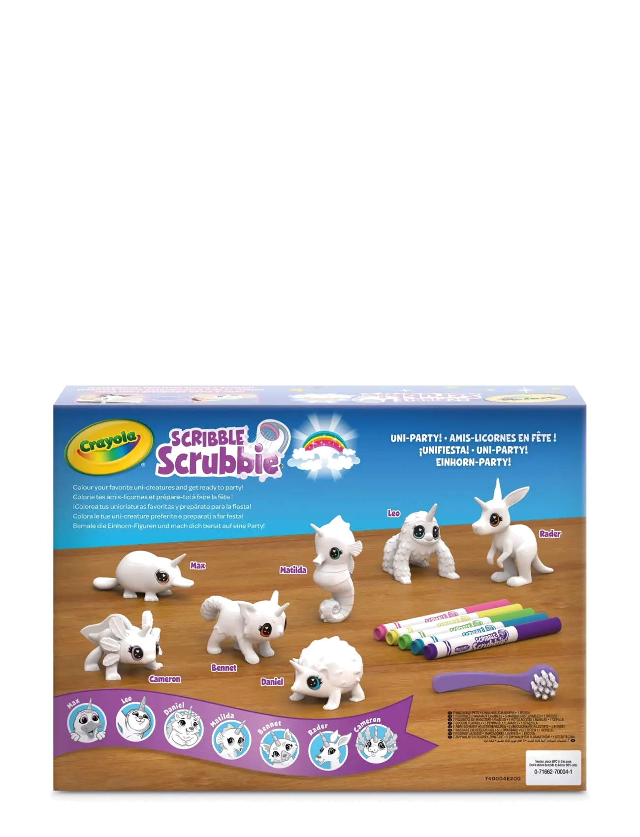 Crayola - Crayola Scribble Scrubbie Unipets w/7 pets - bastelset - multi - 2