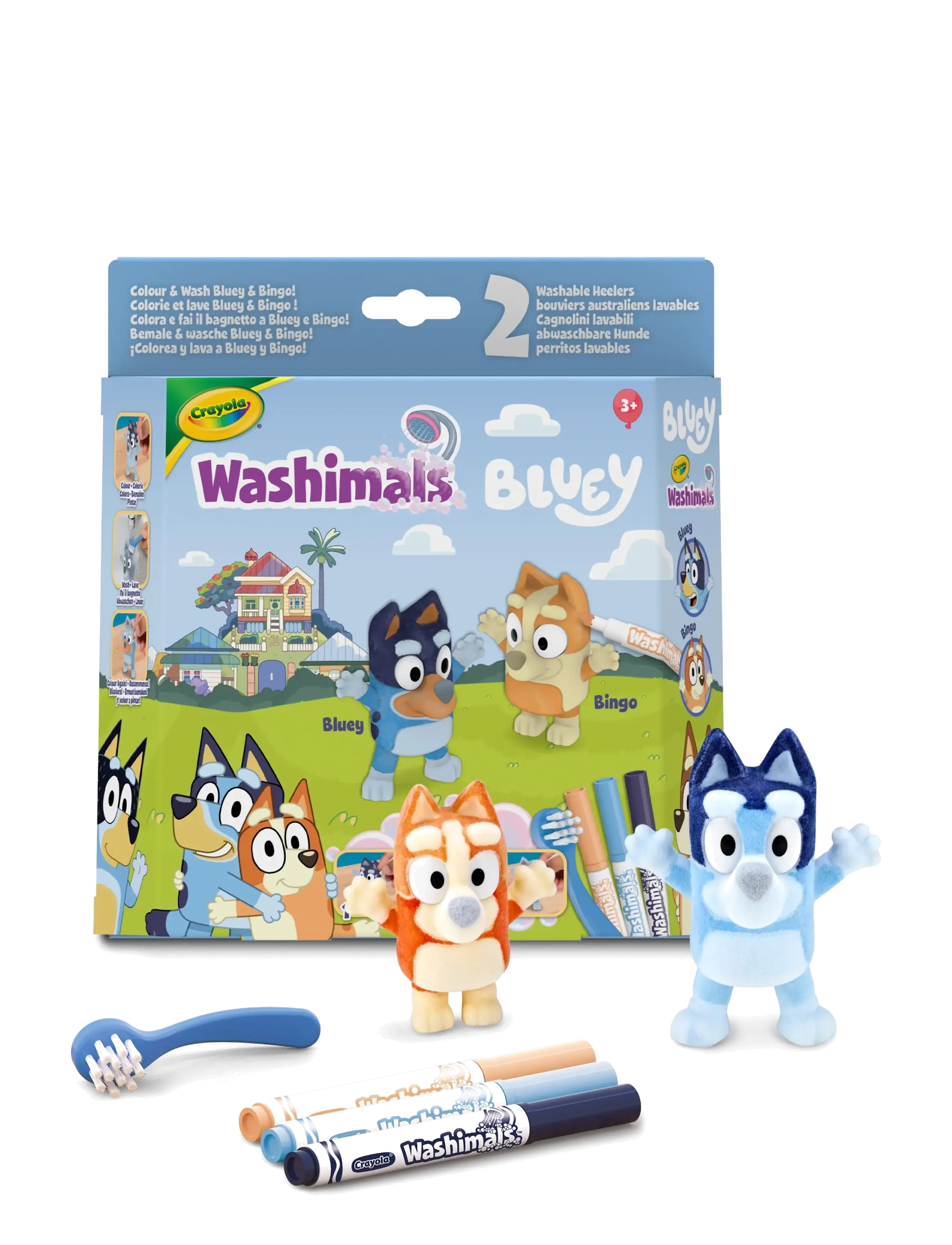 Crayola Crayola Scribble Scrubbie Bluey w/2 pets - Neuheiten - MULTI / multi