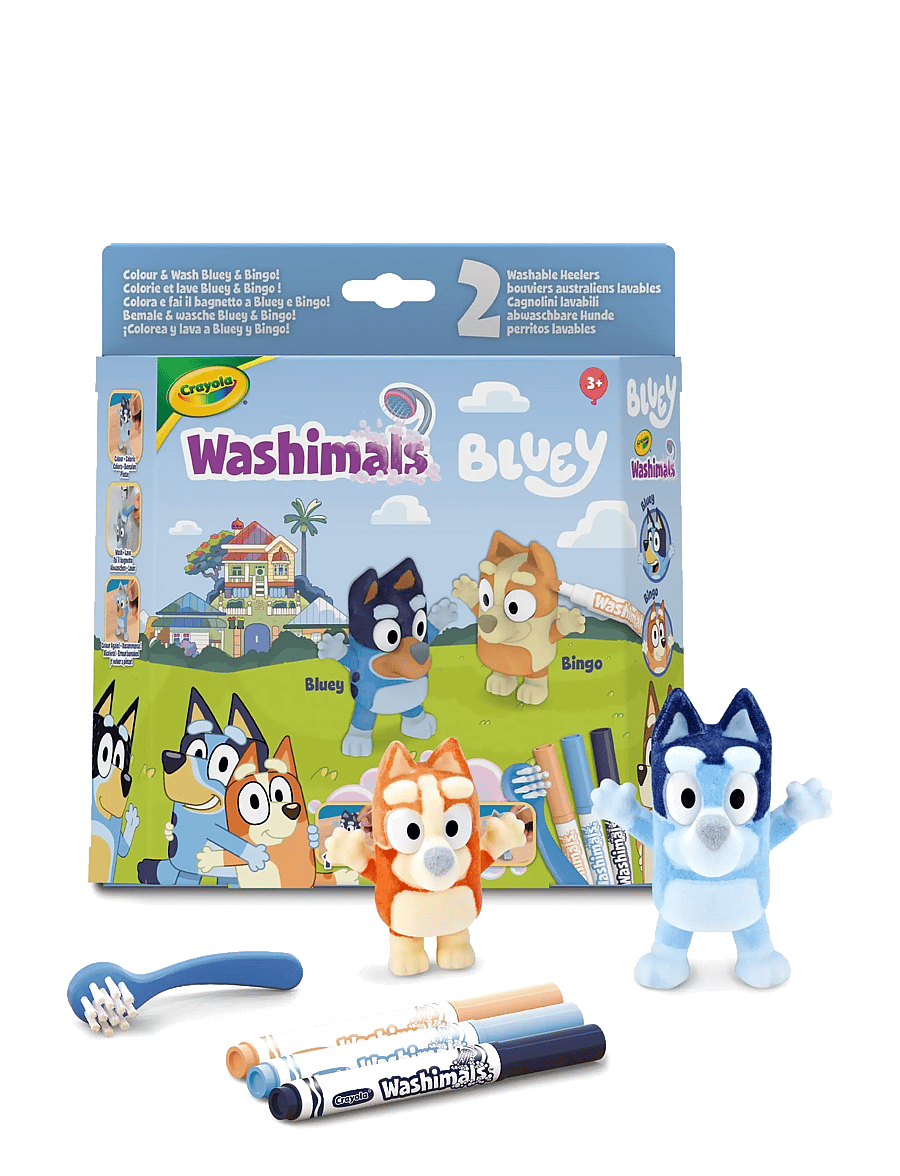 Crayola - Crayola Scribble Scrubbie Bluey w/2 pets - multi - 0