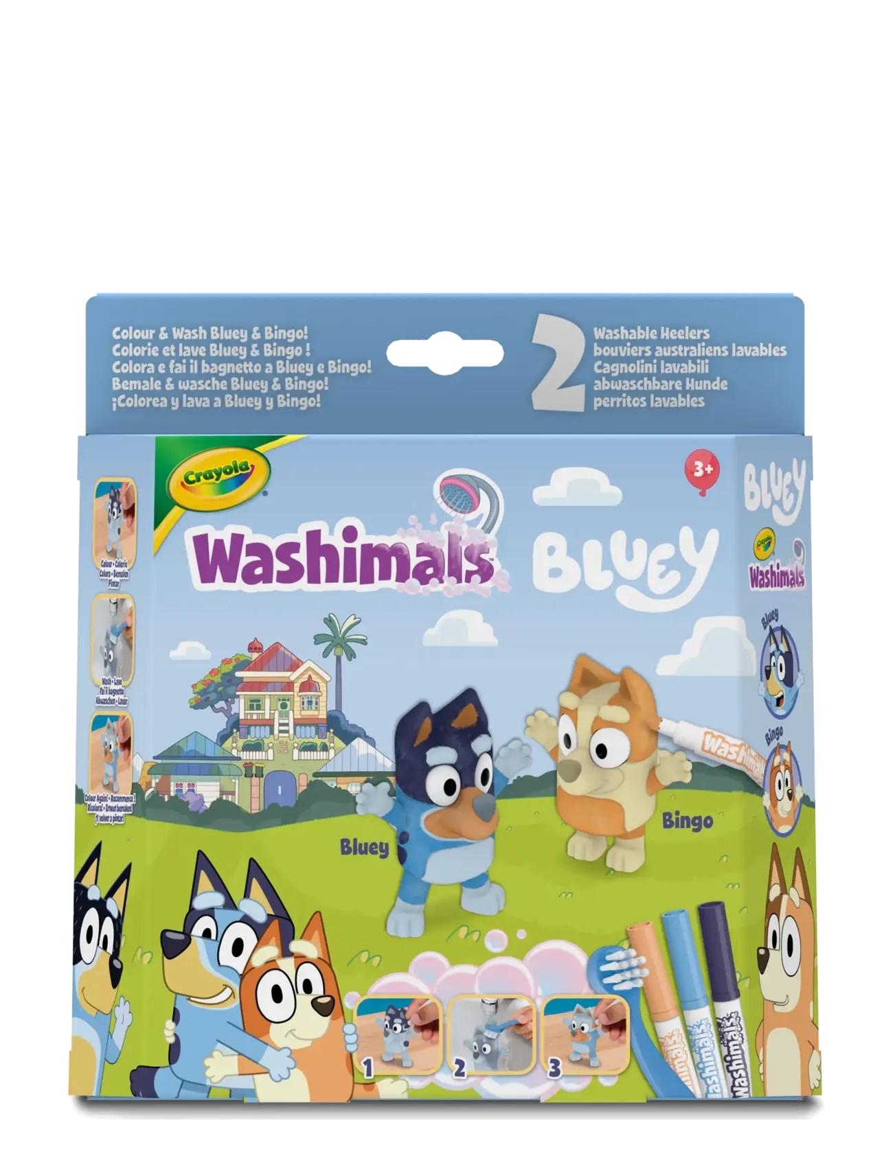 Crayola - Crayola Scribble Scrubbie Bluey w/2 pets - multi - 2