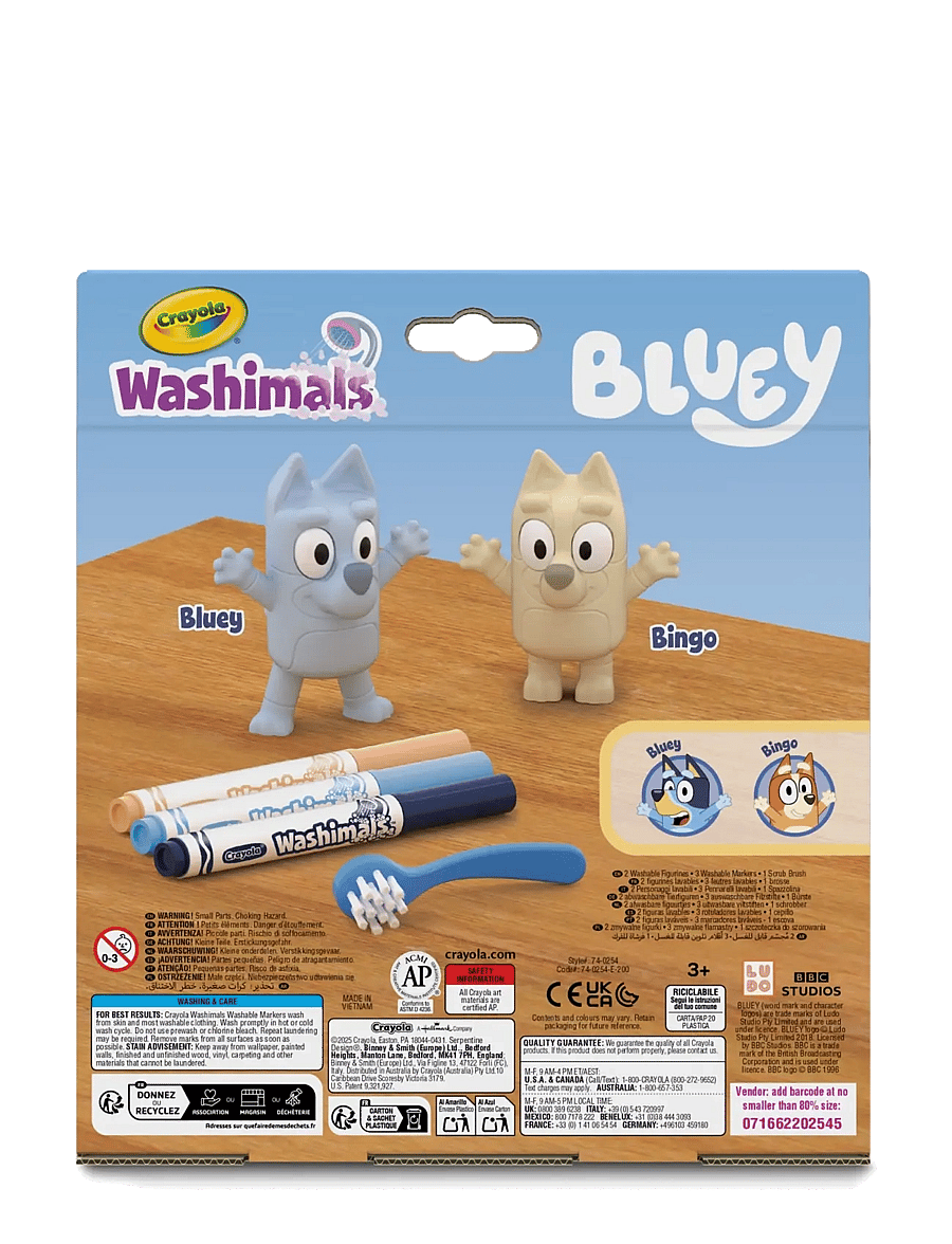 Crayola - Crayola Scribble Scrubbie Bluey w/2 pets - multi - 3