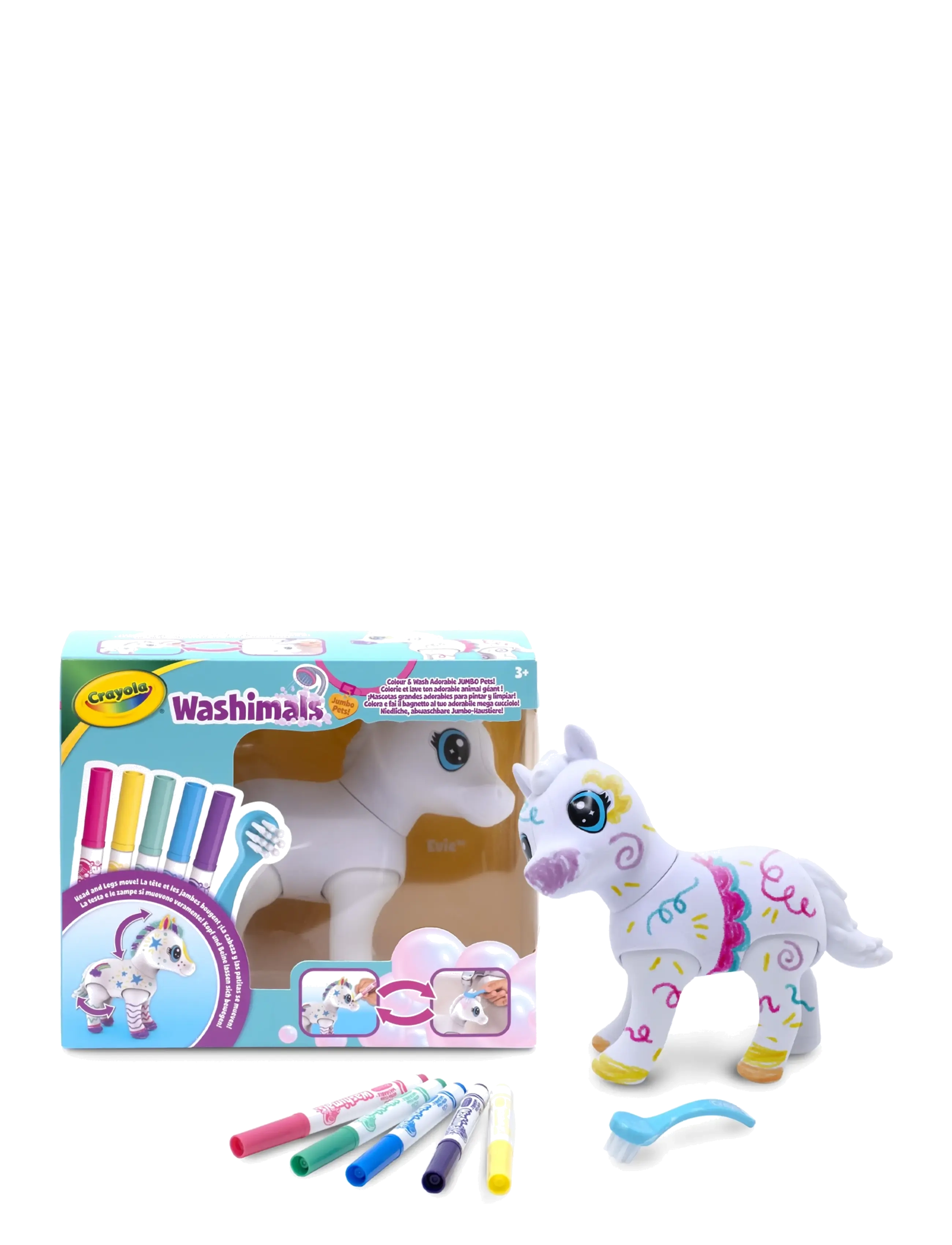 Crayola - Crayola Scribble Scrubbie Jumbo Pony - Evie - multi - 3