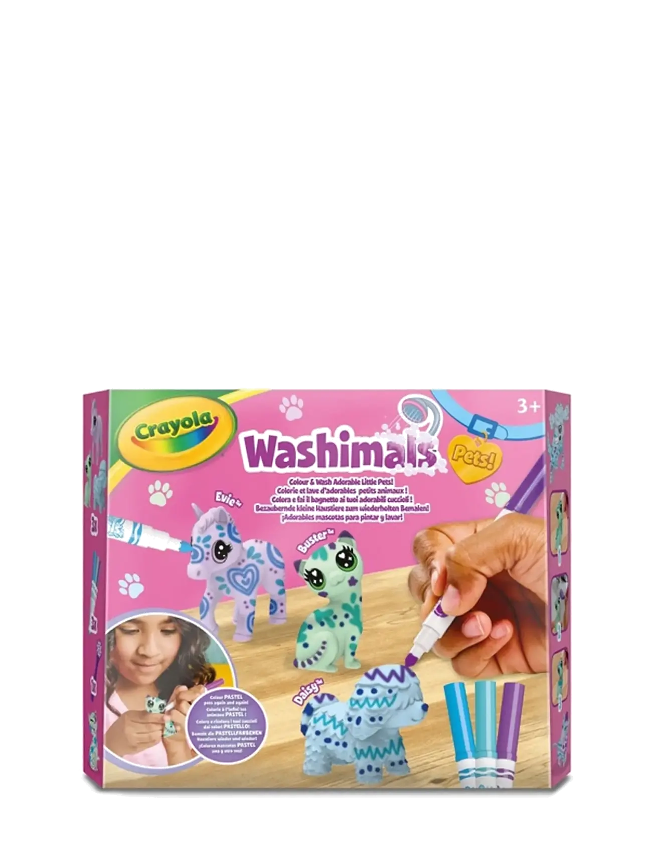 Crayola Washimals Pastel Pets, Børn, Craft Sæt, Multi/mønstret, Str: ONE SIZE
