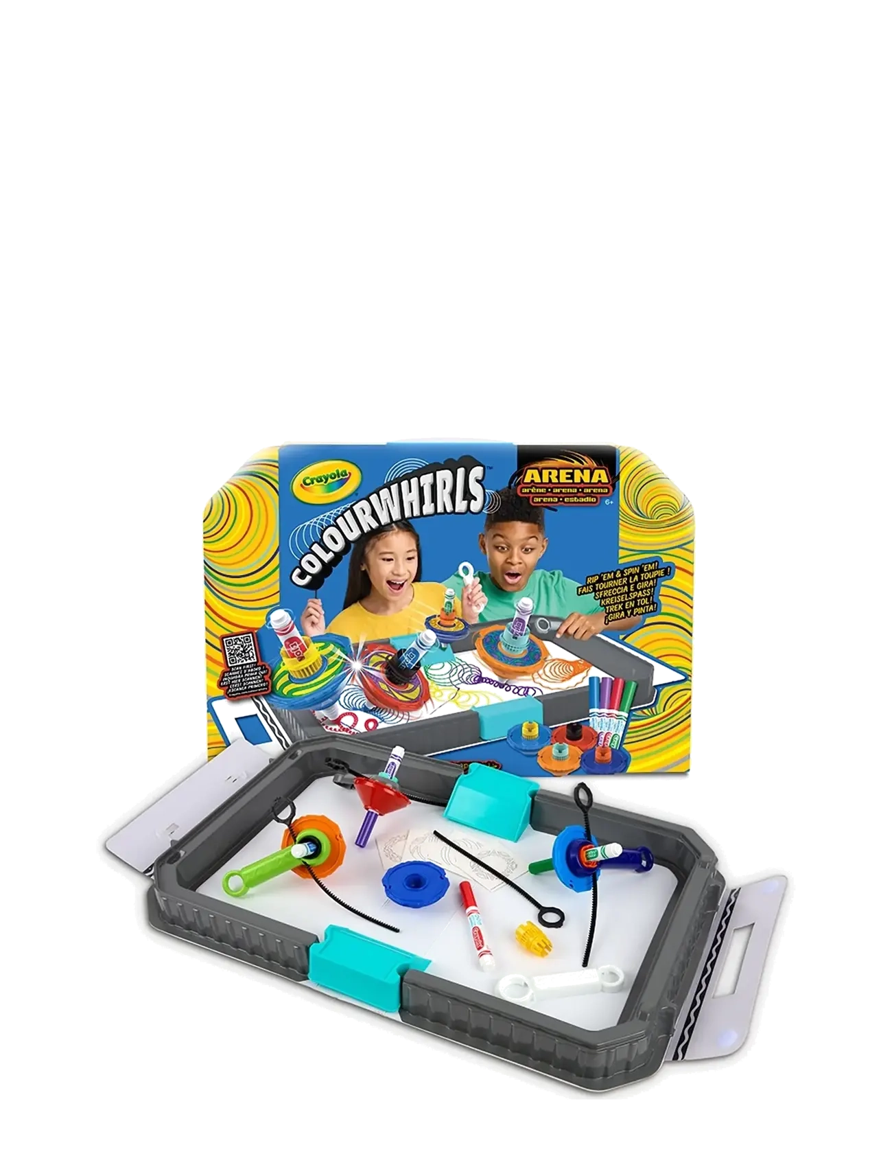Crayola Colourwhirls Arena, One Size, Craft, Mehrfarbig/gemustert - Craft Sets, Kinder