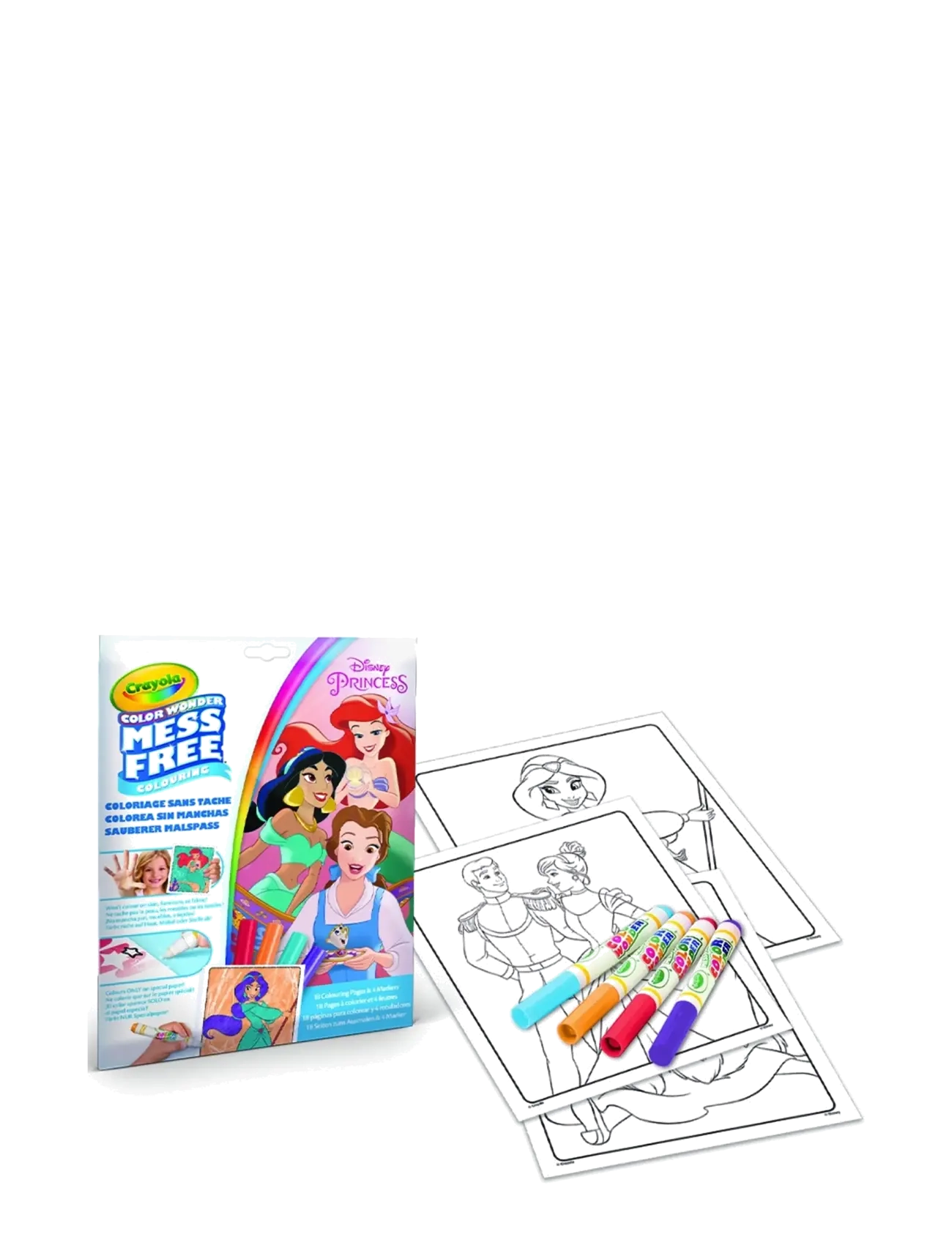 Crayola Color Wonder Disney Princess, One Size, Drawing, Mehrfarbig/gemustert - Coloring & Craft Books, Kinder