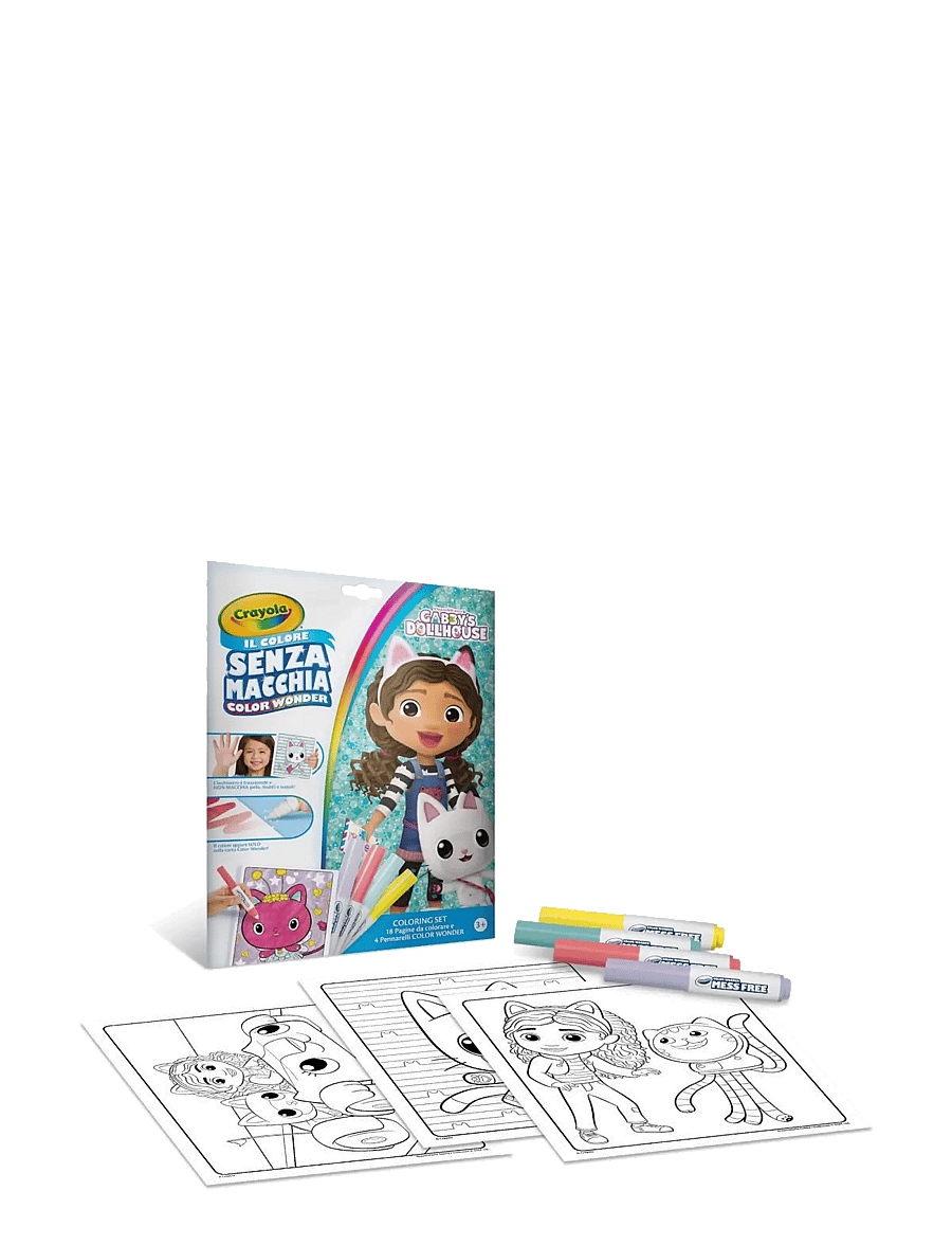 Crayola - Crayola Color Wonder Gabby'S Dollhouse - mal- & bastelbücher - multi - 0