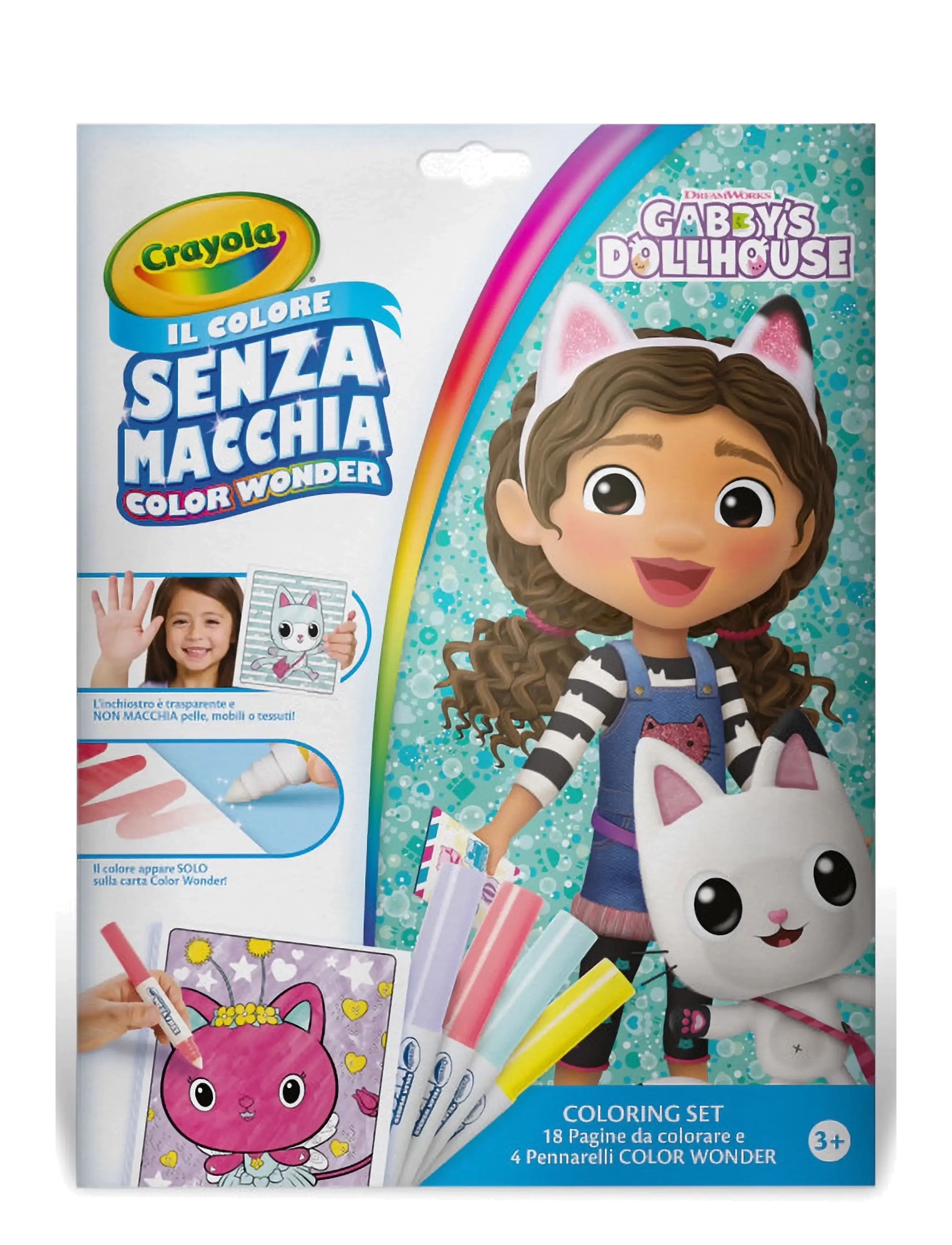 Crayola - Crayola Color Wonder Gabby'S Dollhouse - mal- & bastelbücher - multi - 1