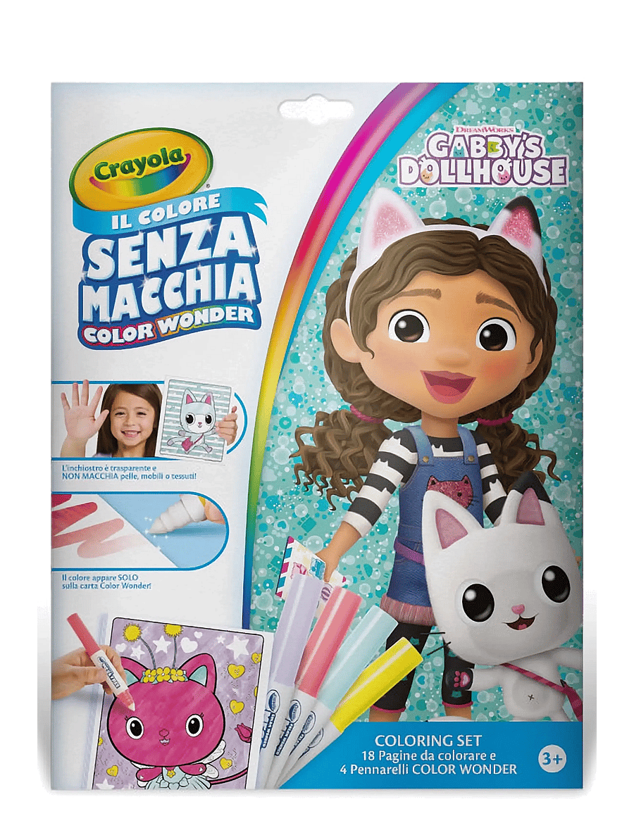 Crayola - Crayola Color Wonder Gabby'S Dollhouse - mal- & bastelbücher - multi - 1